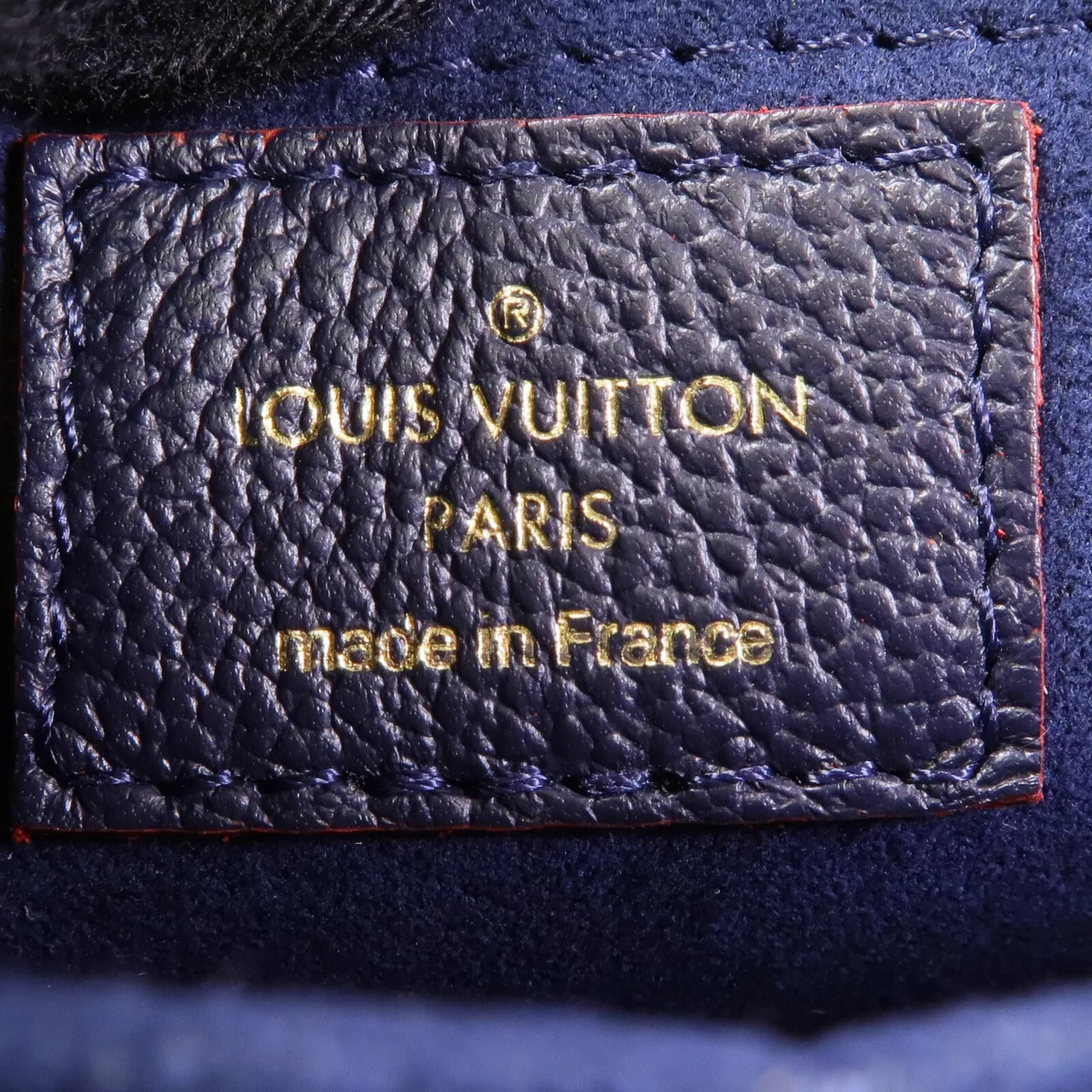 LOUIS VUITTON Marignan M44545 兩用包 牛皮 海軍藍 / Navy 牛皮 中古品A - 縮圖 6