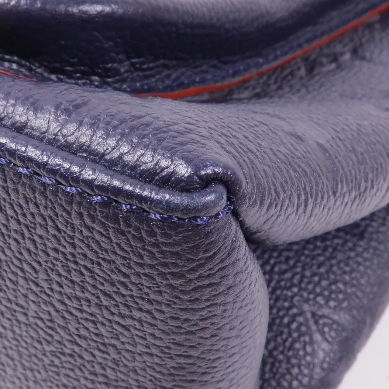 LOUIS VUITTON Marignan M44545 兩用包 牛皮 海軍藍 / Navy 牛皮 中古品A - 縮圖 13