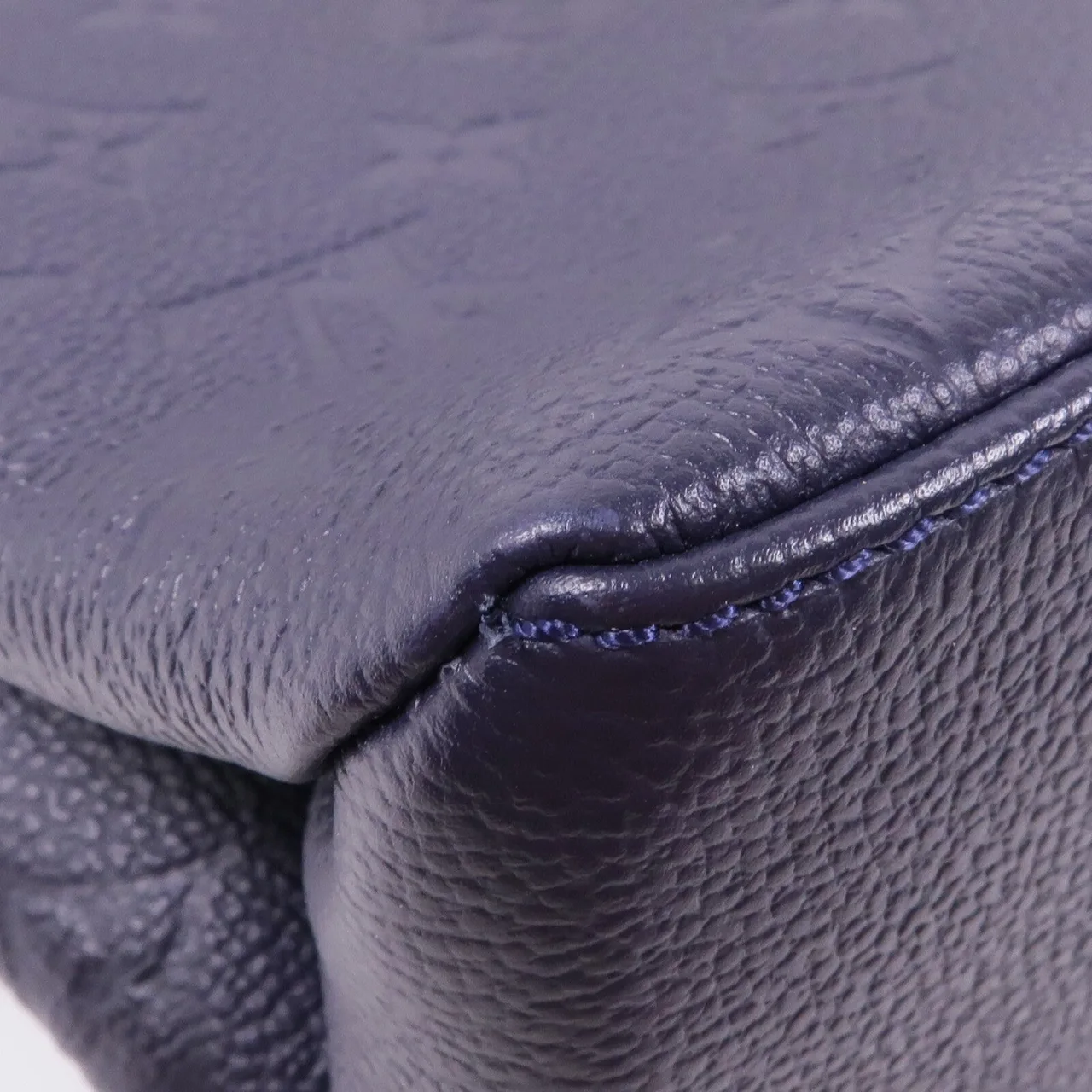 LOUIS VUITTON Marignan M44545 兩用包 牛皮 海軍藍 / Navy 牛皮 中古品A - 縮圖 16