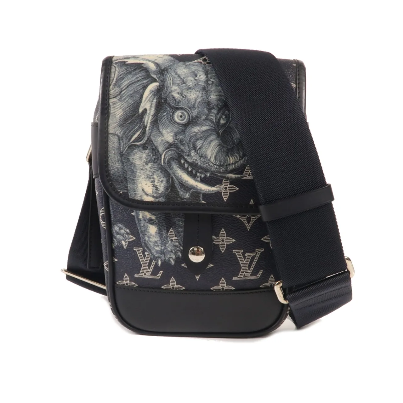 LOUIS VUITTON M54246 肩背包 塗層帆布 藍色 / Blue