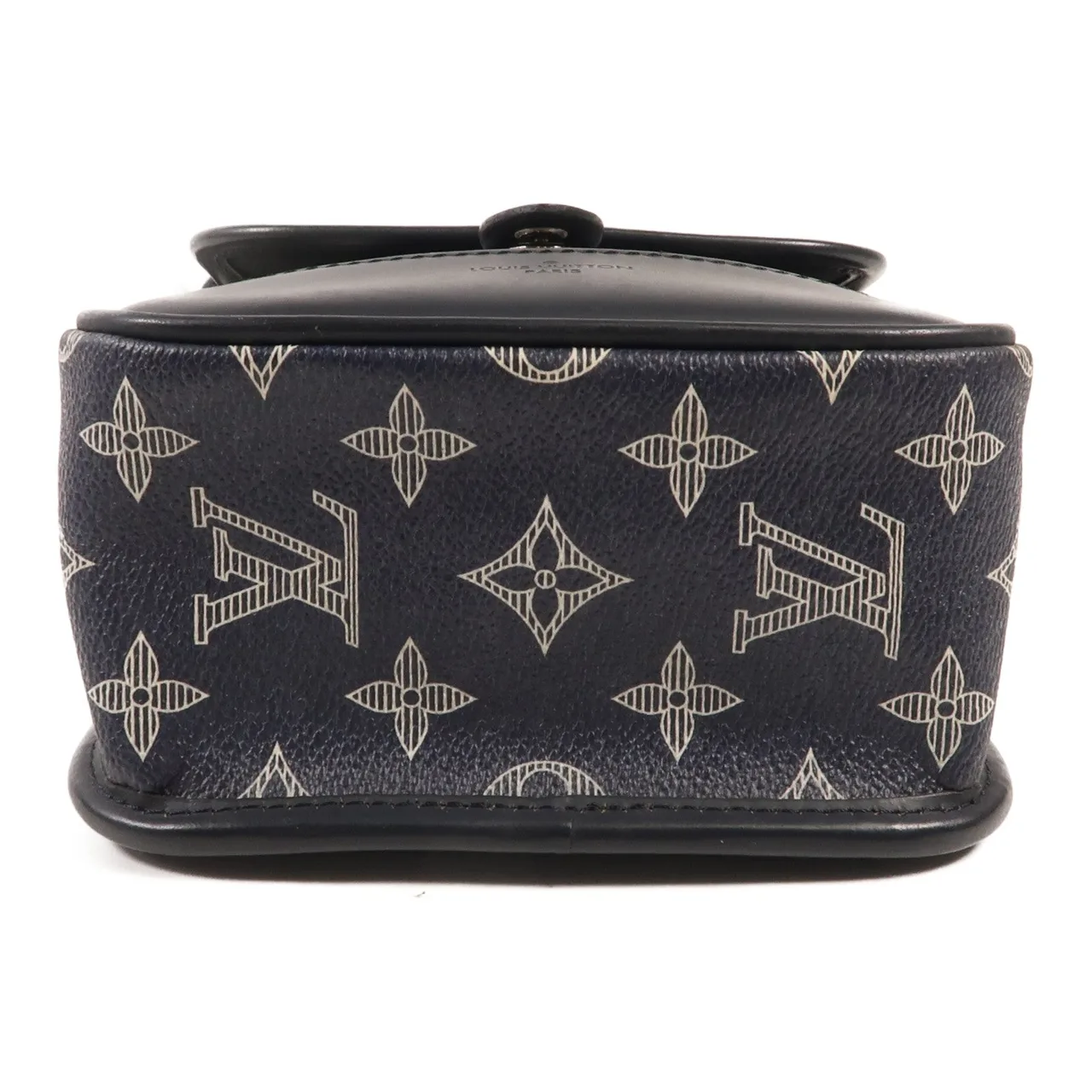 LOUIS VUITTON M54246 肩背包 塗層帆布 藍色 / Blue 塗層帆布 中古品B - 縮圖 4