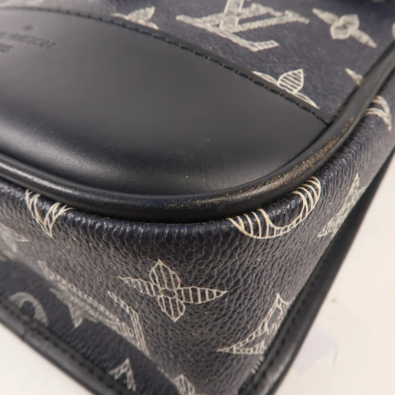 LOUIS VUITTON M54246 肩背包 塗層帆布 藍色 / Blue 塗層帆布 中古品B - 縮圖 7