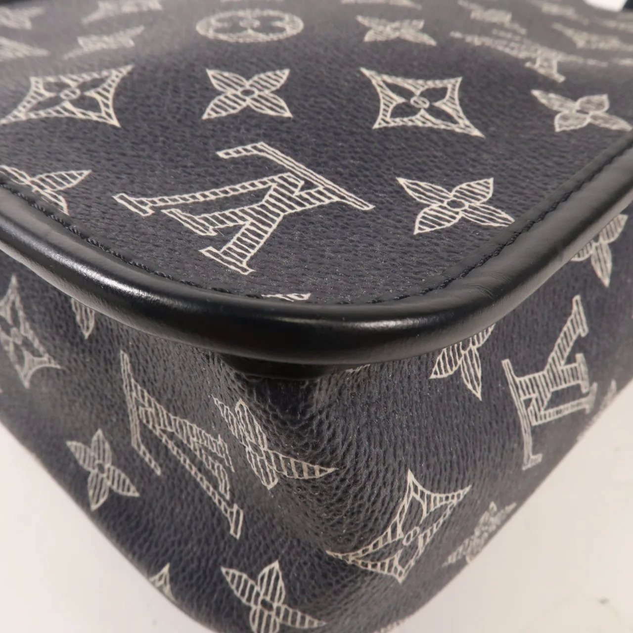 LOUIS VUITTON M54246 肩背包 塗層帆布 藍色 / Blue 塗層帆布 中古品B - 縮圖 9