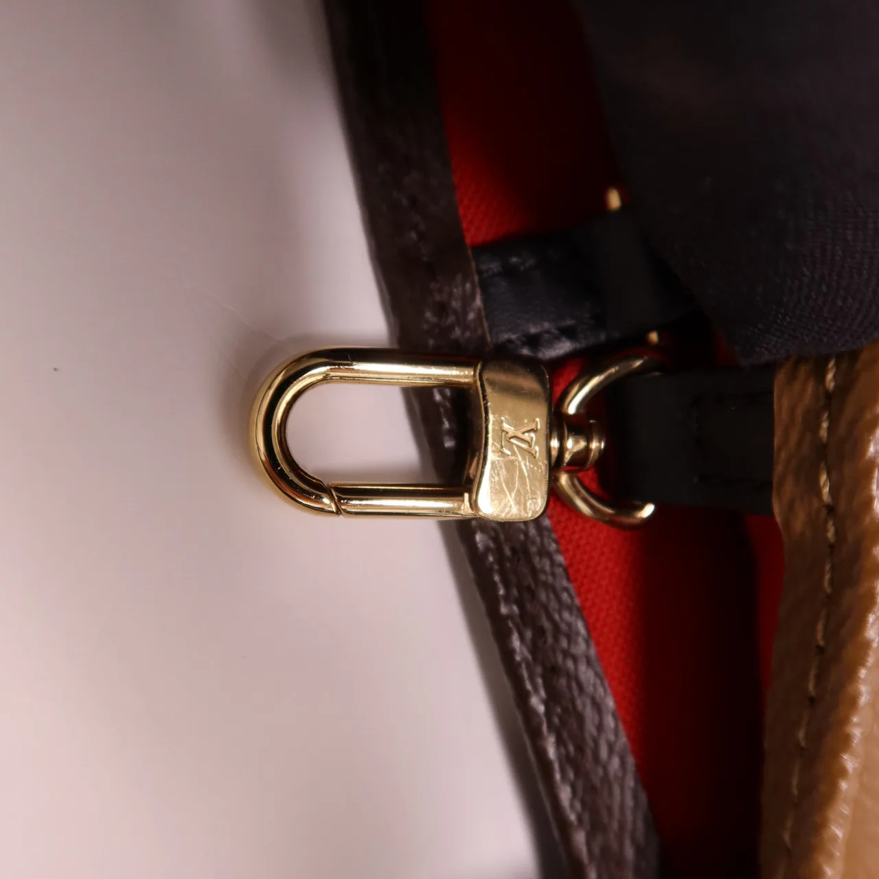 LOUIS VUITTON OnTheGo M45320 兩用包 塗層帆布 棕色 / Brown 塗層帆布 中古品A - 縮圖 11