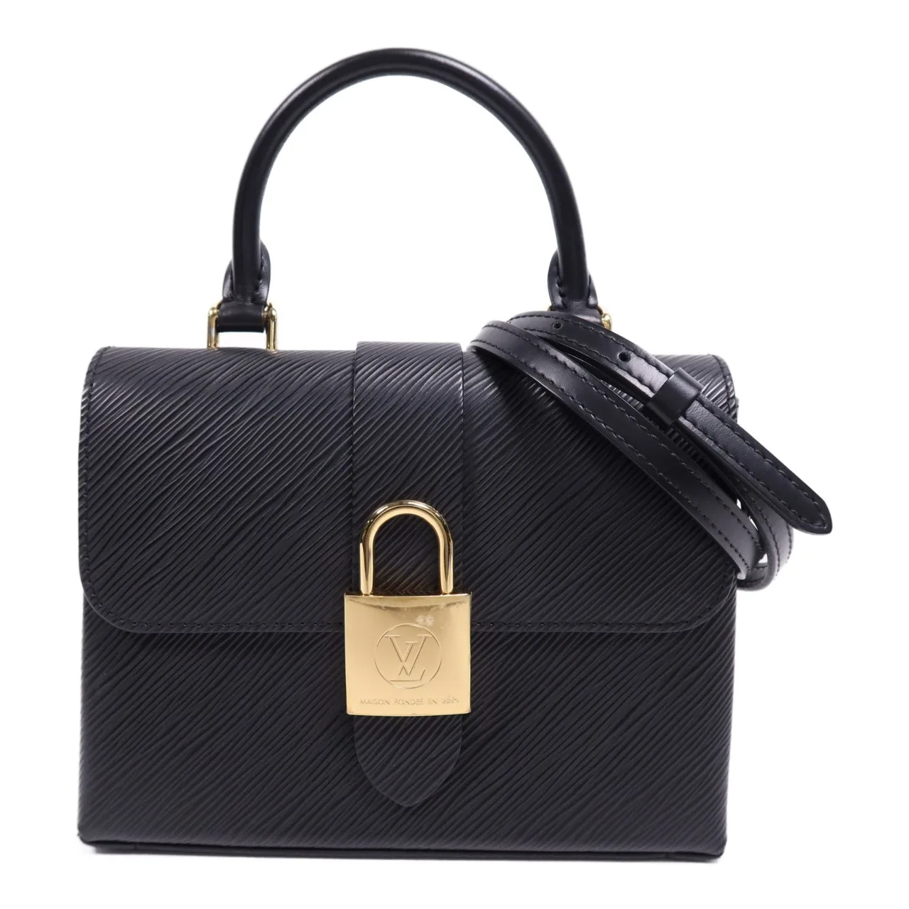 LOUIS VUITTON Locky M52880 兩用包 牛皮 黑色 / Black