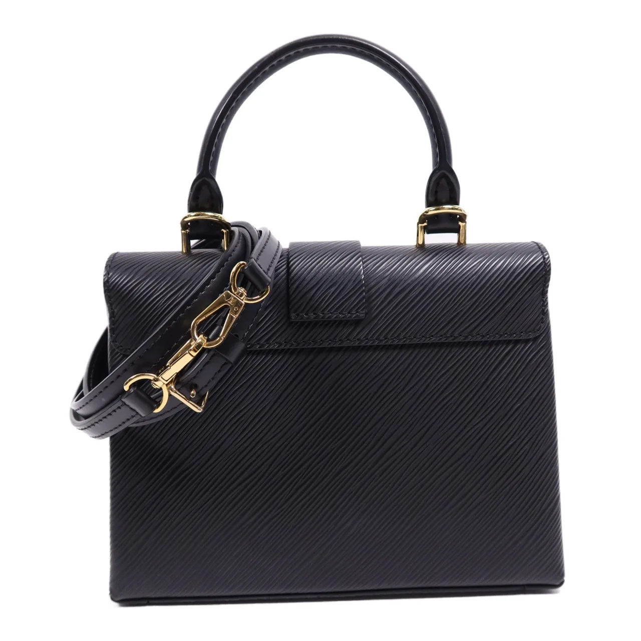 LOUIS VUITTON Locky M52880 兩用包 牛皮 黑色 / Black 牛皮 中古品B - 縮圖 2