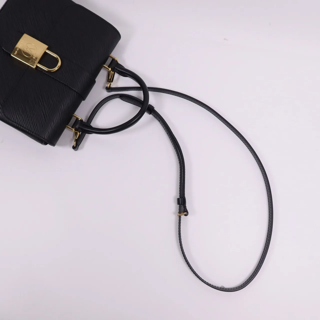 LOUIS VUITTON Locky M52880 兩用包 牛皮 黑色 / Black 牛皮 中古品B - 縮圖 9