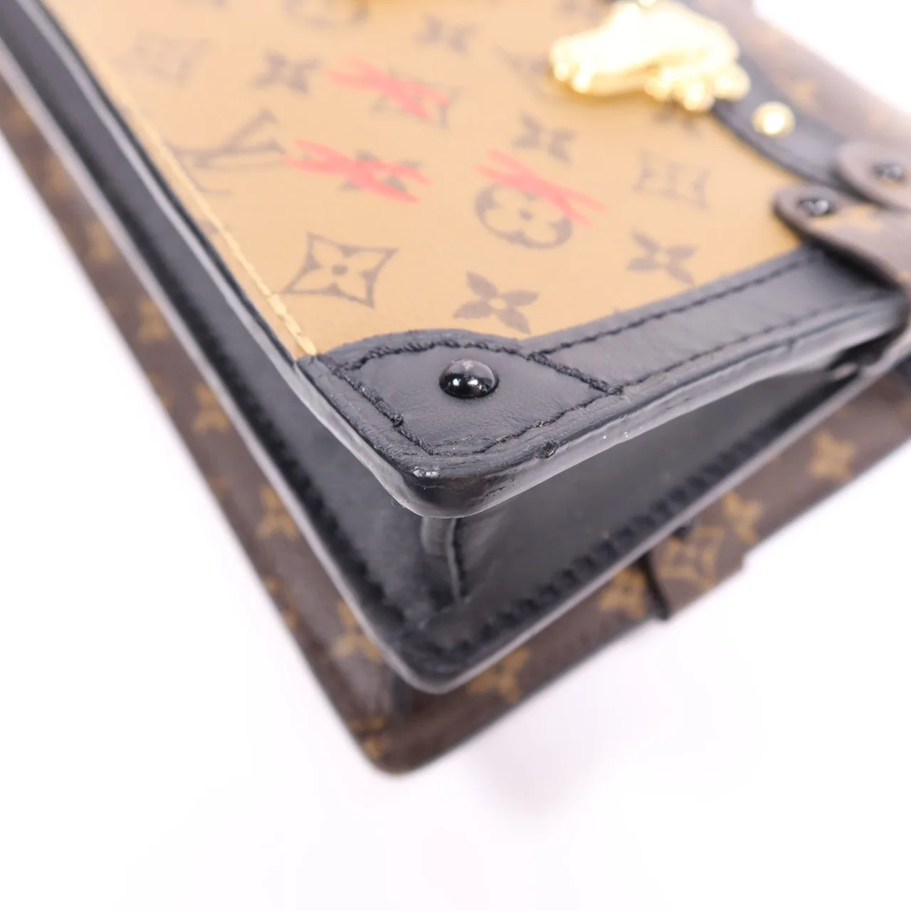 LOUIS VUITTON Trunk M43596 肩背包 塗層帆布 棕色 / Brown 塗層帆布 中古品B - 縮圖 7