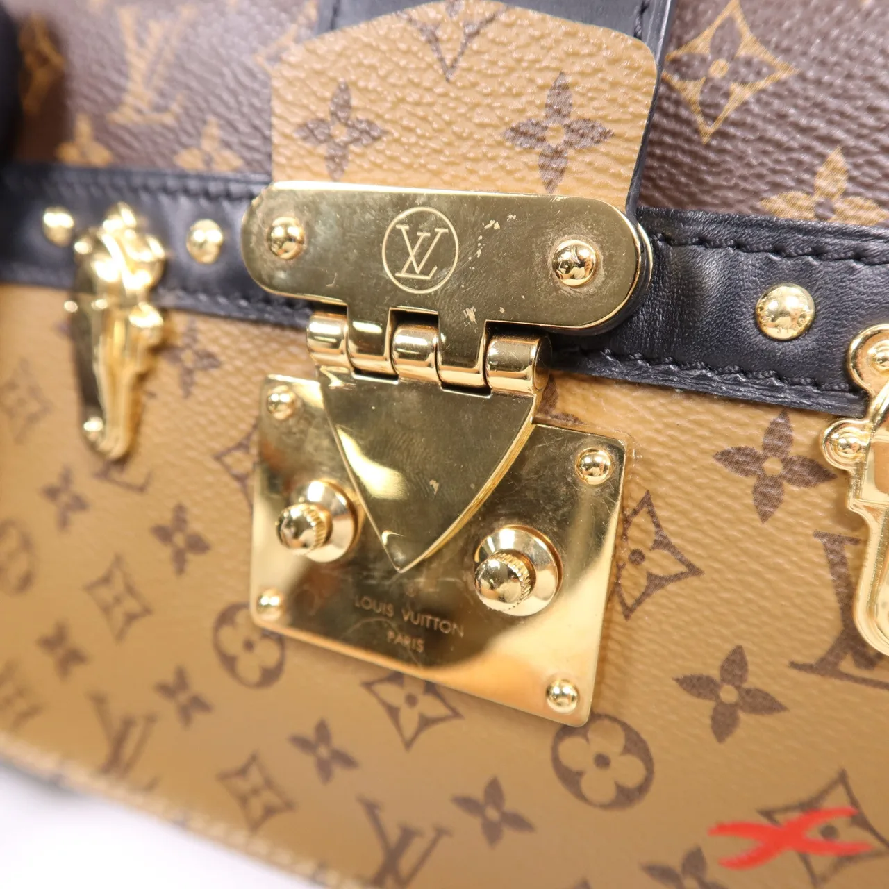 LOUIS VUITTON Trunk M43596 肩背包 塗層帆布 棕色 / Brown 塗層帆布 中古品B - 縮圖 13