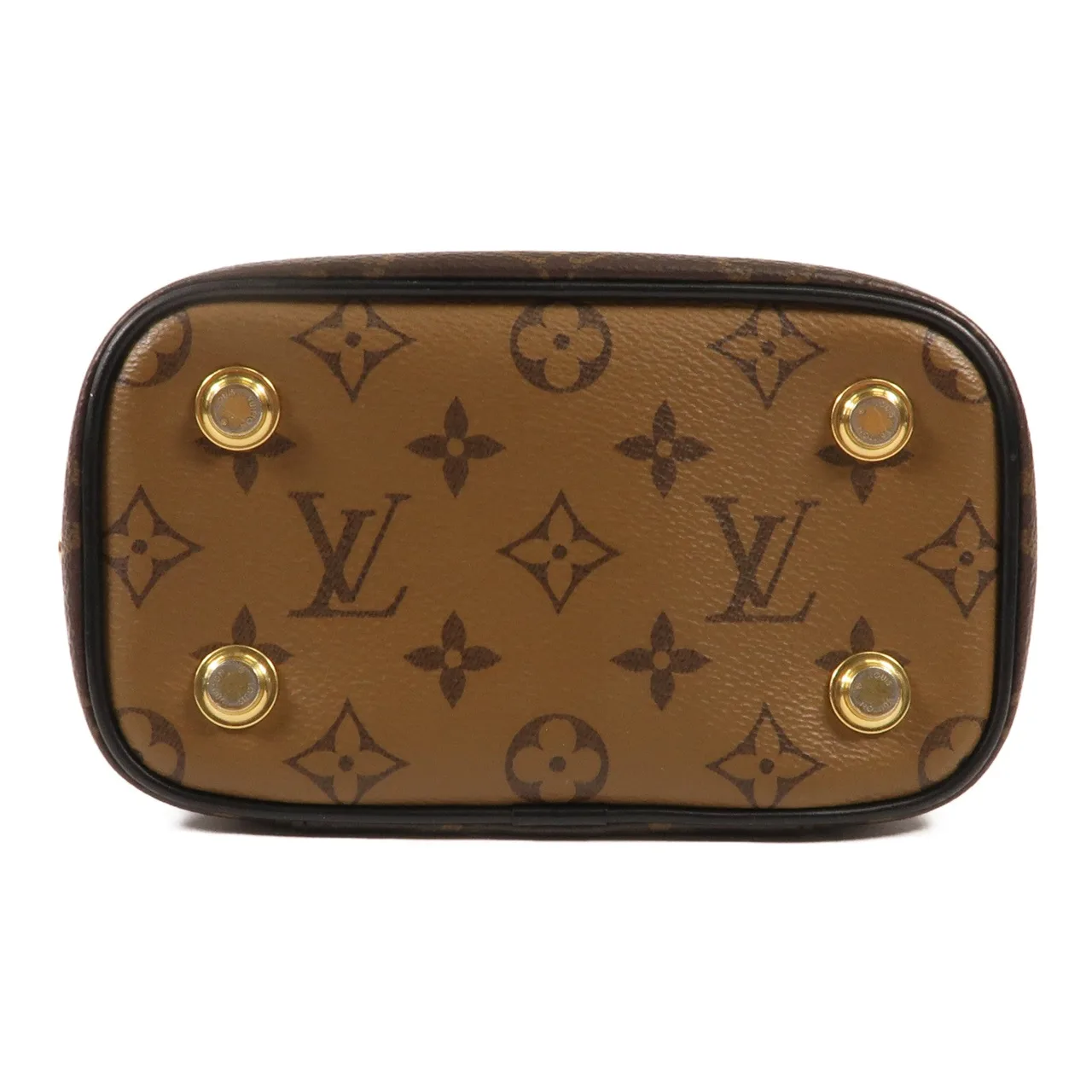 LOUIS VUITTON Vanity M45165 兩用包 塗層帆布 棕色 / Brown 塗層帆布 中古品B - 縮圖 4