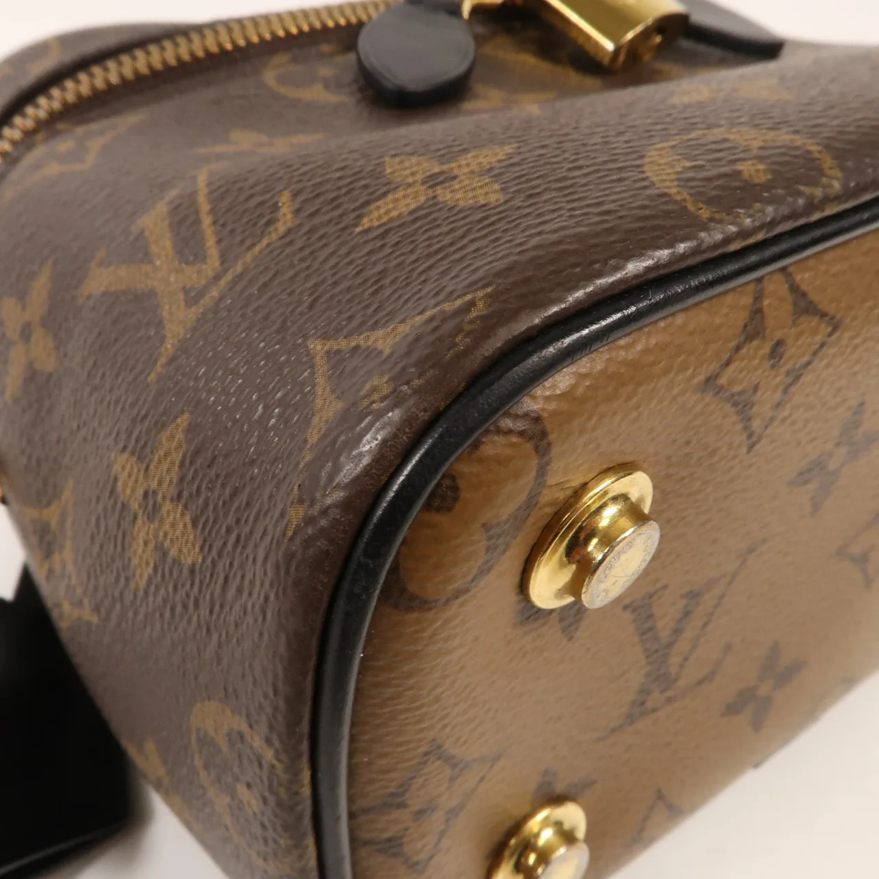 LOUIS VUITTON Vanity M45165 兩用包 塗層帆布 棕色 / Brown 塗層帆布 中古品B - 縮圖 6