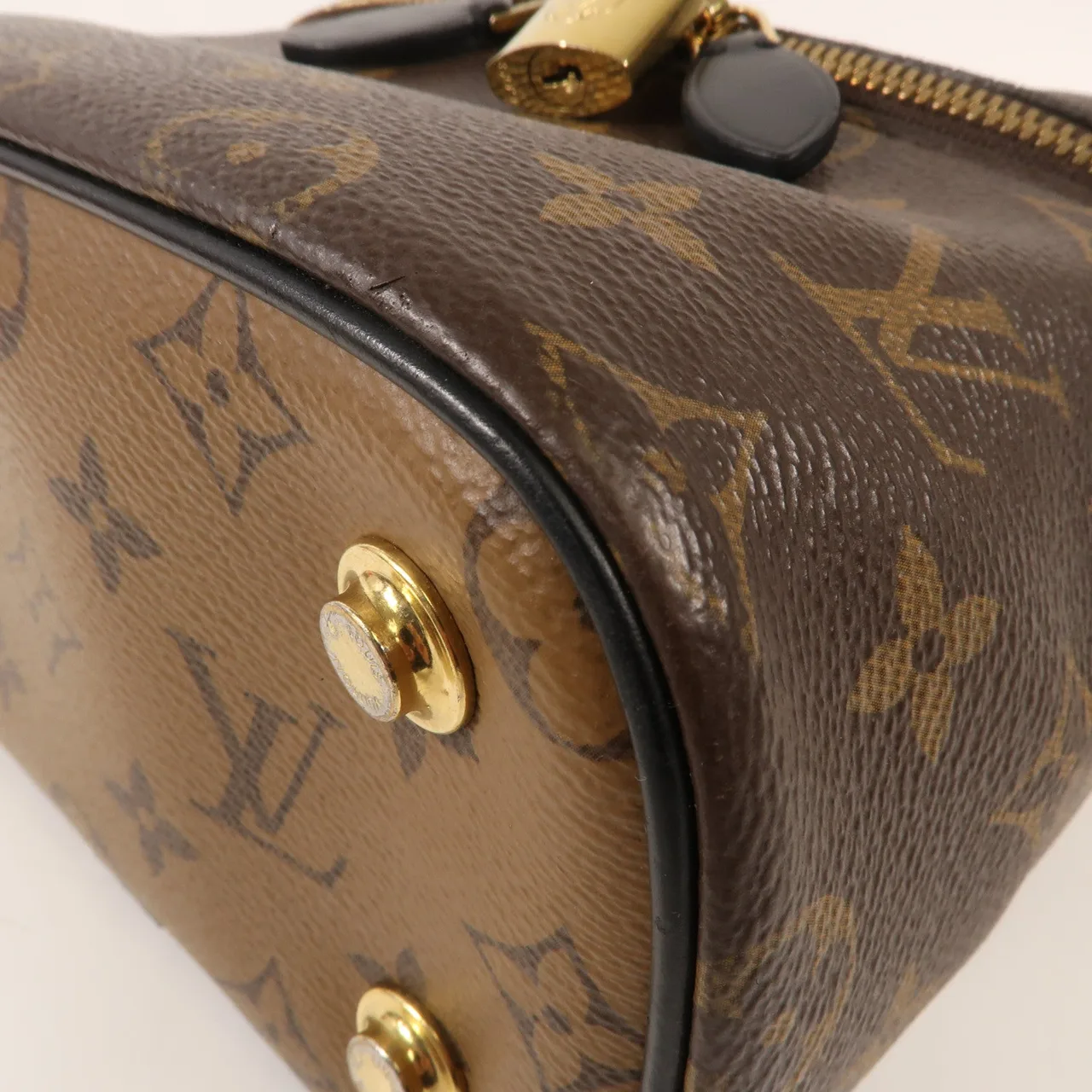 LOUIS VUITTON Vanity M45165 兩用包 塗層帆布 棕色 / Brown 塗層帆布 中古品B - 縮圖 7