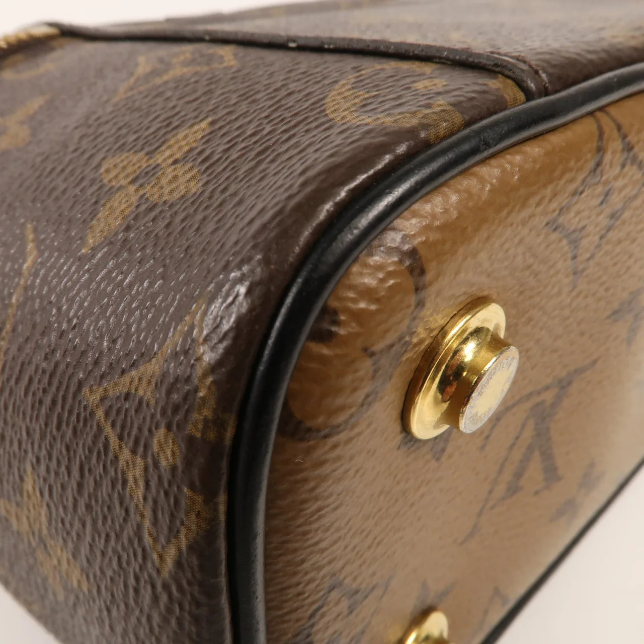 LOUIS VUITTON Vanity M45165 兩用包 塗層帆布 棕色 / Brown 塗層帆布 中古品B - 縮圖 8