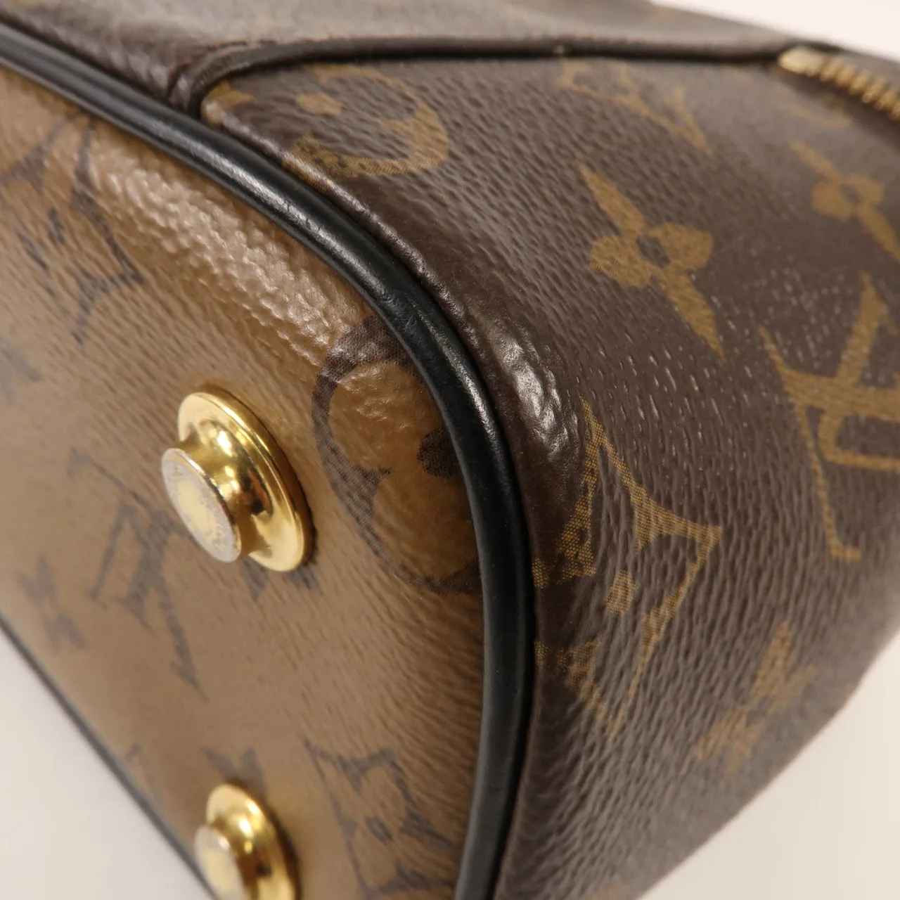 LOUIS VUITTON Vanity M45165 兩用包 塗層帆布 棕色 / Brown 塗層帆布 中古品B - 縮圖 9