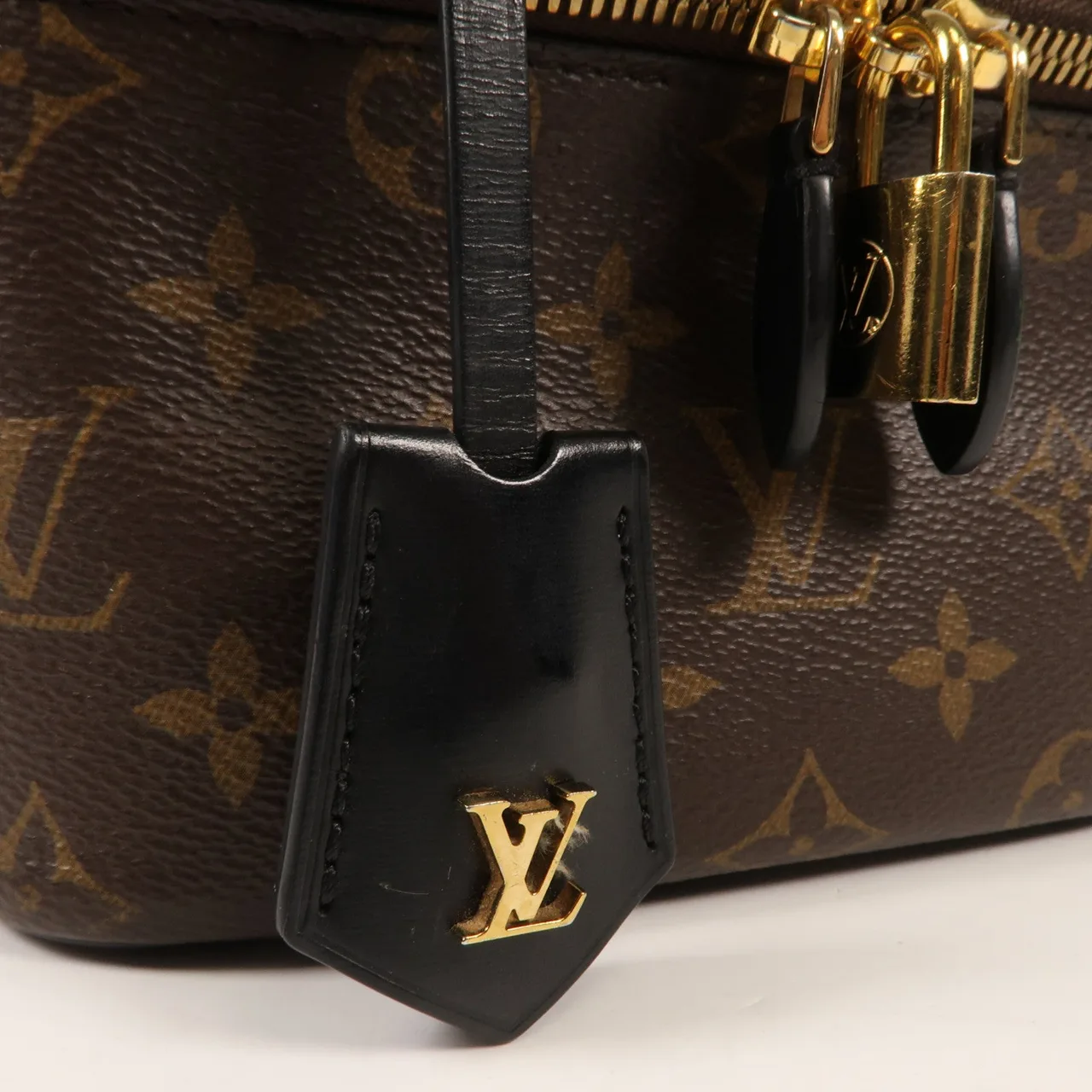 LOUIS VUITTON Vanity M45165 兩用包 塗層帆布 棕色 / Brown 塗層帆布 中古品B - 縮圖 11
