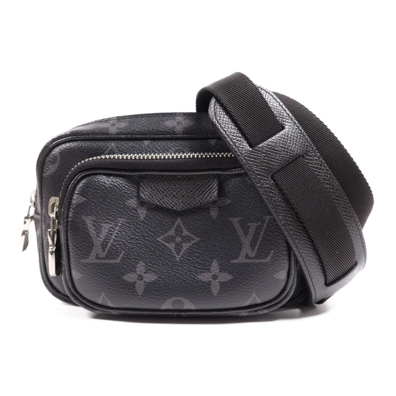 LOUIS VUITTON M30755 Belt Bag Coated Canvas 黑色 / Grey