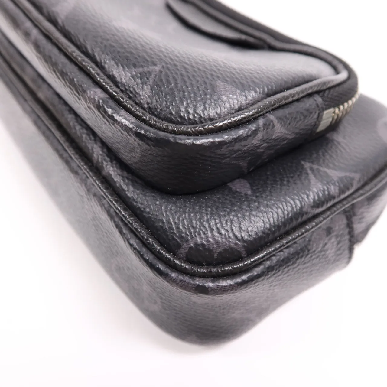 LOUIS VUITTON M30755 腰包 塗層帆布 黑色 / Grey 塗層帆布 中古品A - 縮圖 7