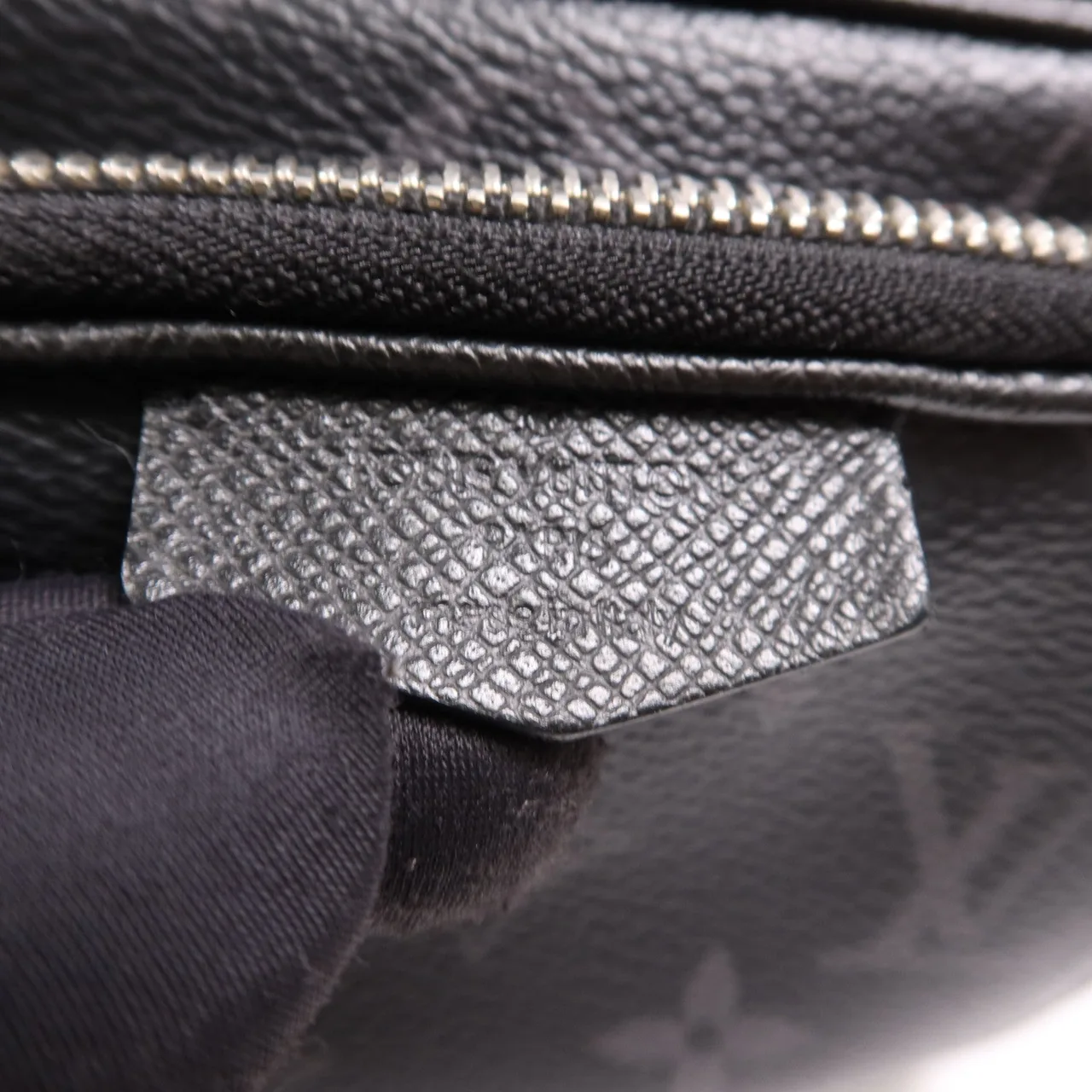 LOUIS VUITTON M30755 腰包 塗層帆布 黑色 / Grey 塗層帆布 中古品A - 縮圖 12