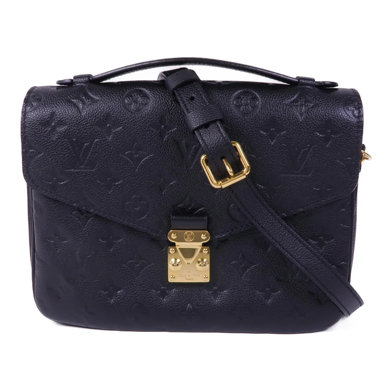LOUIS VUITTON Pochette Metis M41487 兩用包 牛皮 黑色 / Black