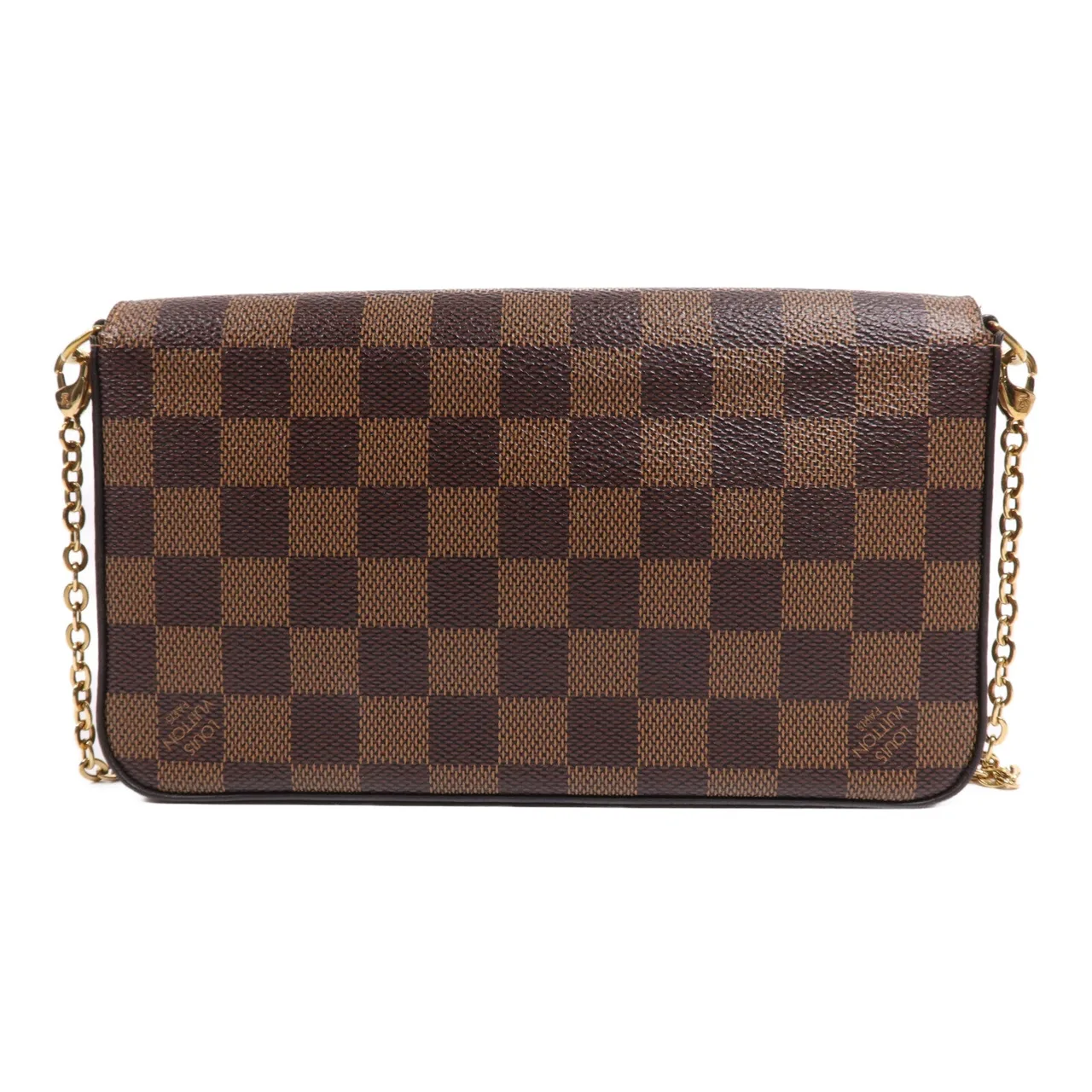 LOUIS VUITTON Felicie N40492 肩背包 塗層帆布 棕色 / Brown 塗層帆布 中古品A - 縮圖 2
