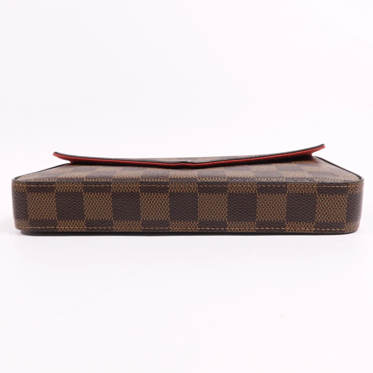 LOUIS VUITTON Felicie N40492 肩背包 塗層帆布 棕色 / Brown 塗層帆布 中古品A - 縮圖 4