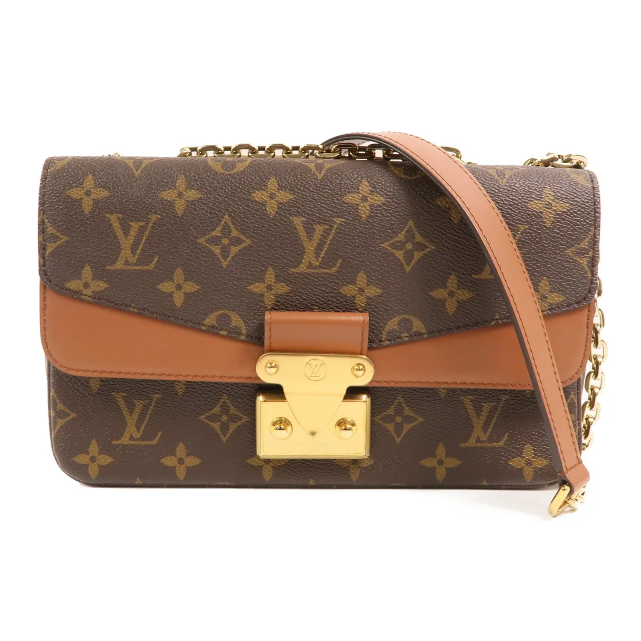 LOUIS VUITTON Marceau M46127 肩背包 塗層帆布 棕色 / Brown