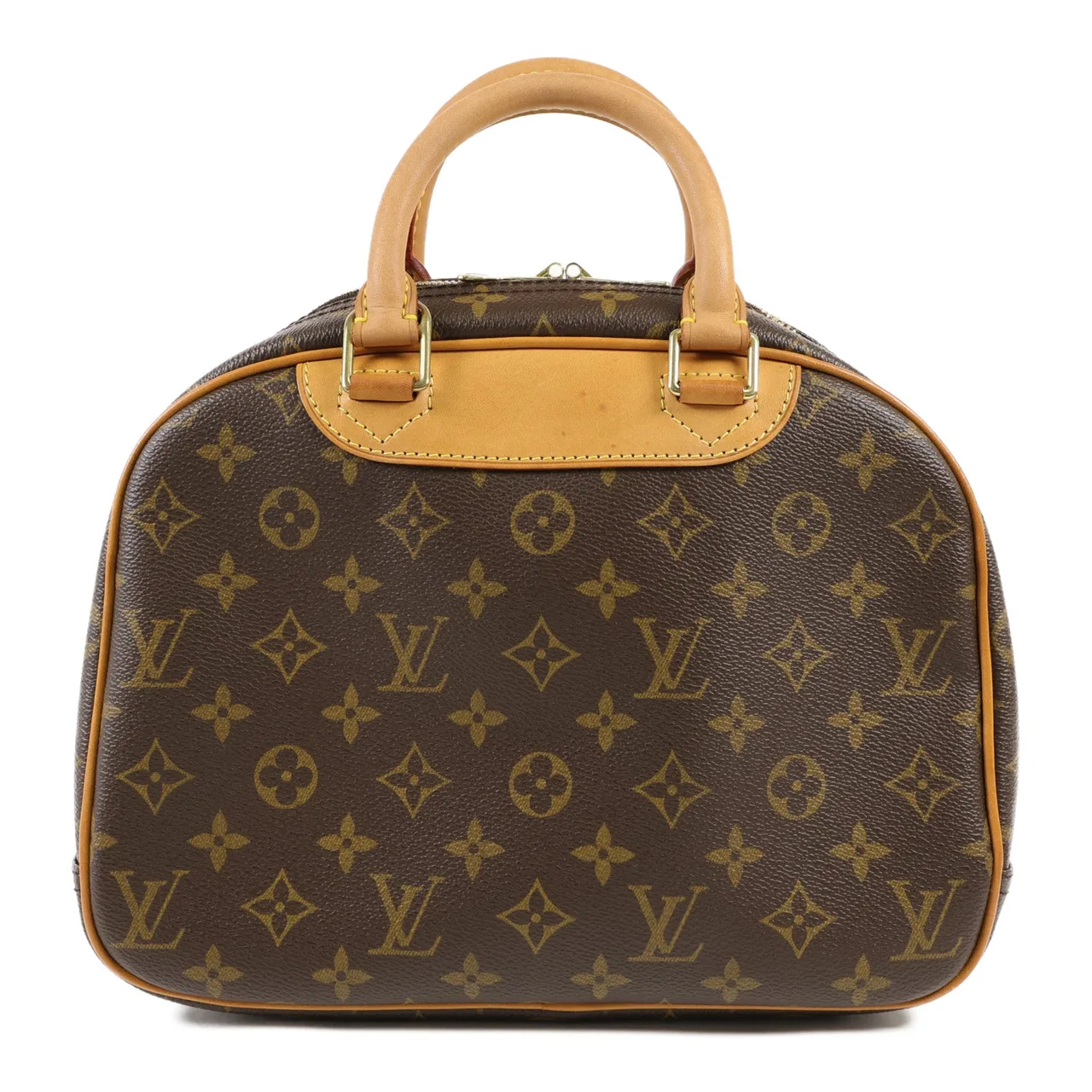 LOUIS VUITTON Trouville M42228 Handbag Coated Canvas 棕色 / Brown Coated Canvas Rank A - Thumbnail 2