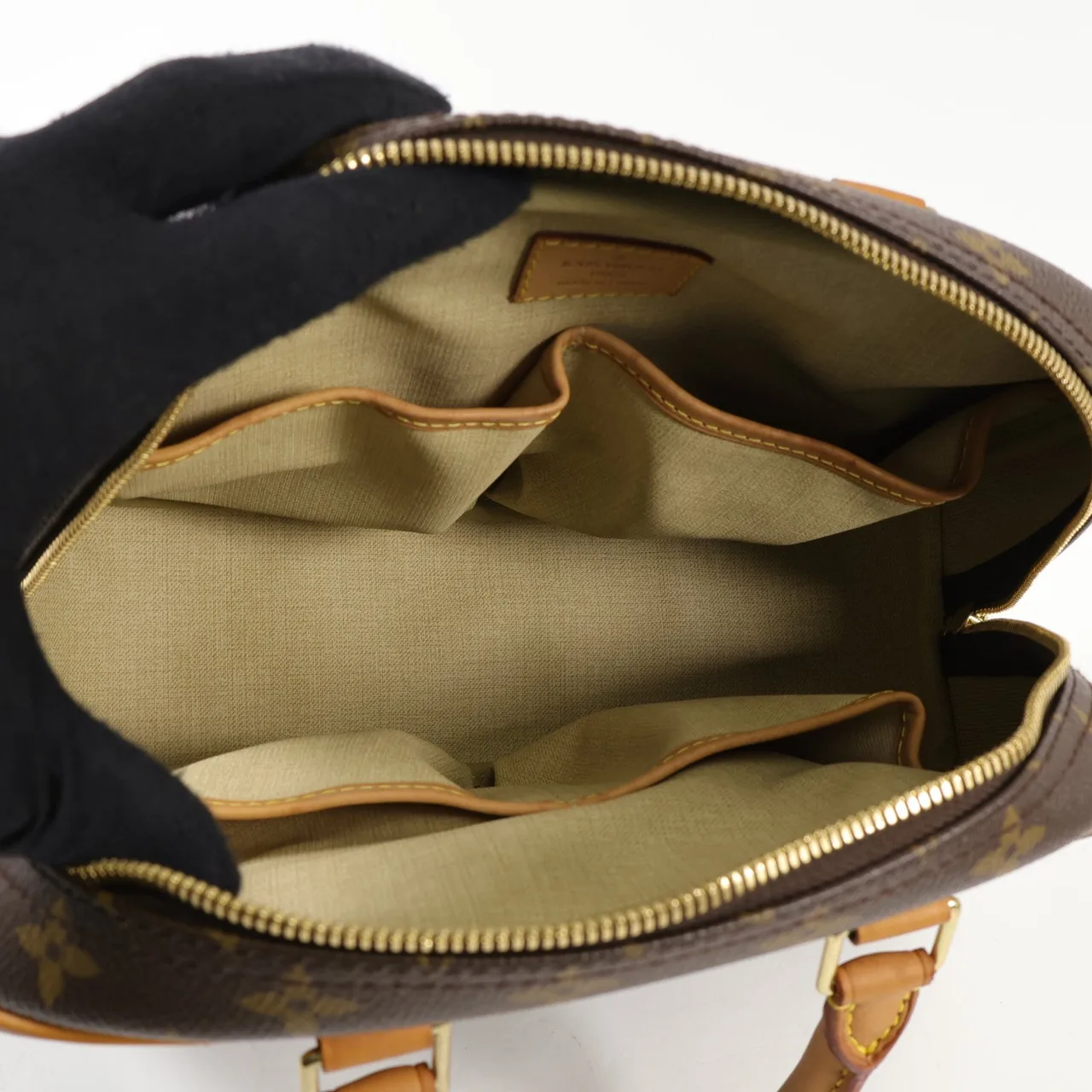 LOUIS VUITTON Trouville M42228 Handbag Coated Canvas 棕色 / Brown Coated Canvas Rank A - Thumbnail 6