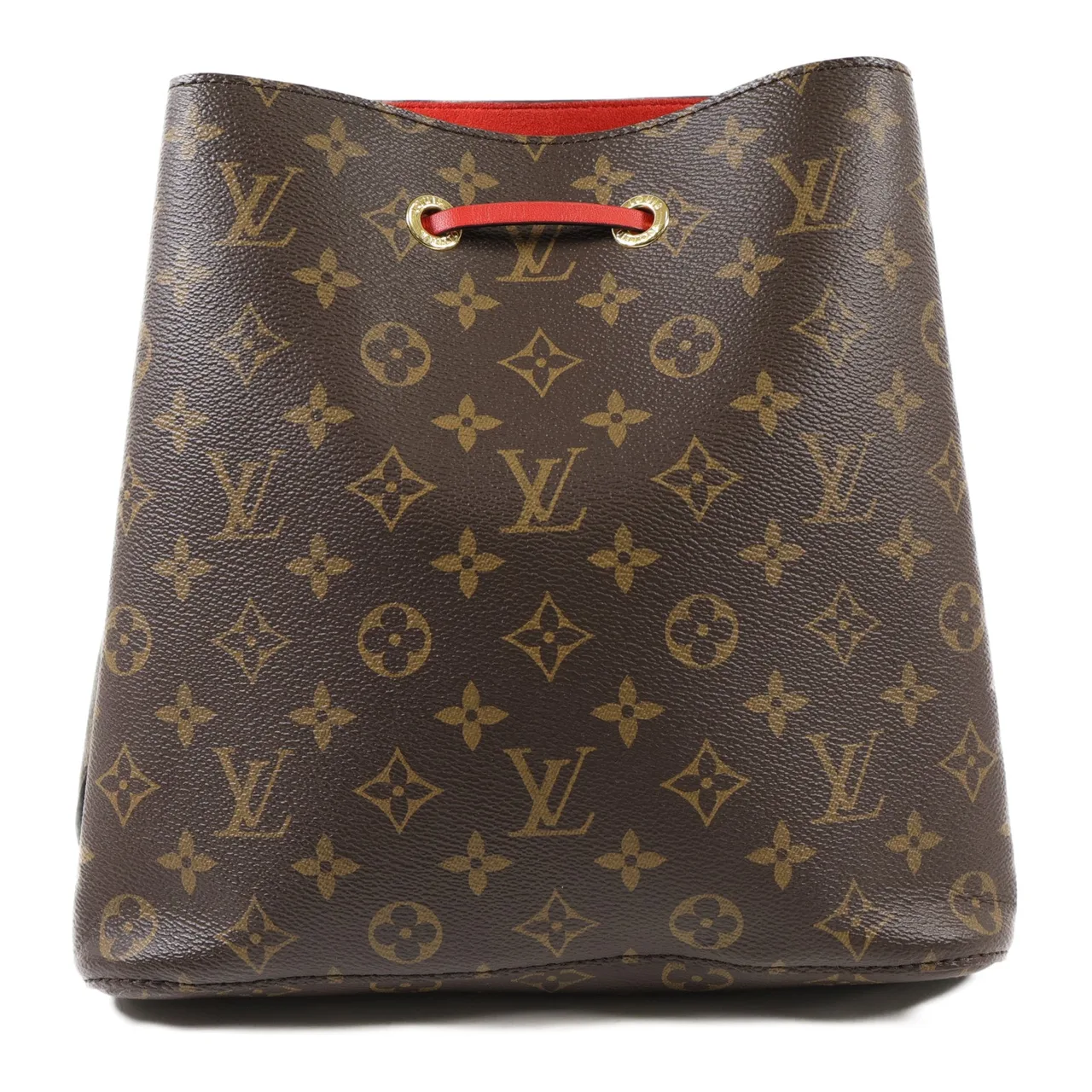 LOUIS VUITTON NeoNoe M44021 Shoulder Bag Coated Canvas 紅色 Coated Canvas Rank A - Thumbnail 2