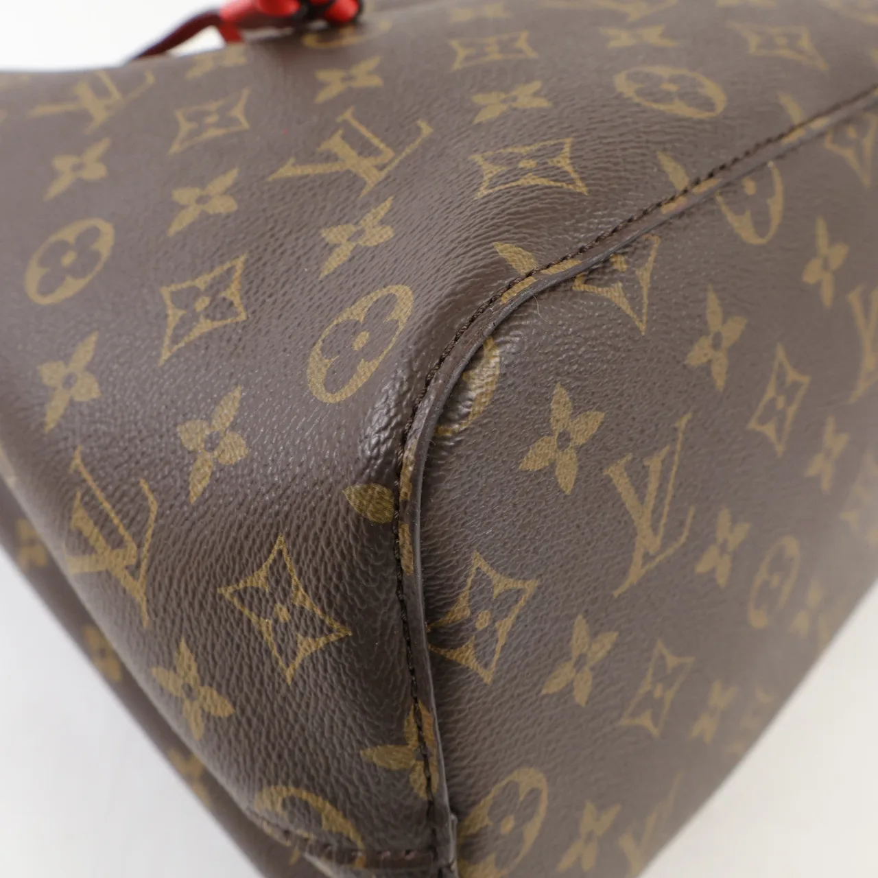 LOUIS VUITTON NeoNoe M44021 Shoulder Bag Coated Canvas 紅色 Coated Canvas Rank A - Thumbnail 5