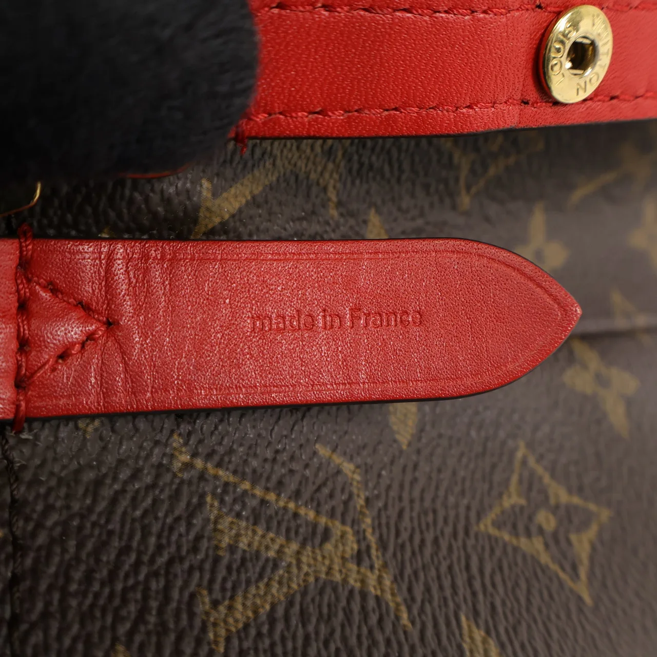 LOUIS VUITTON NeoNoe M44021 Shoulder Bag Coated Canvas 紅色 Coated Canvas Rank A - Thumbnail 11