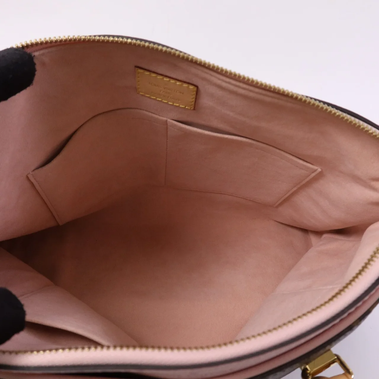 LOUIS VUITTON Pallas M40468 2-Way Bag Coated Canvas 棕色 / Pink Coated Canvas Rank A - Thumbnail 5
