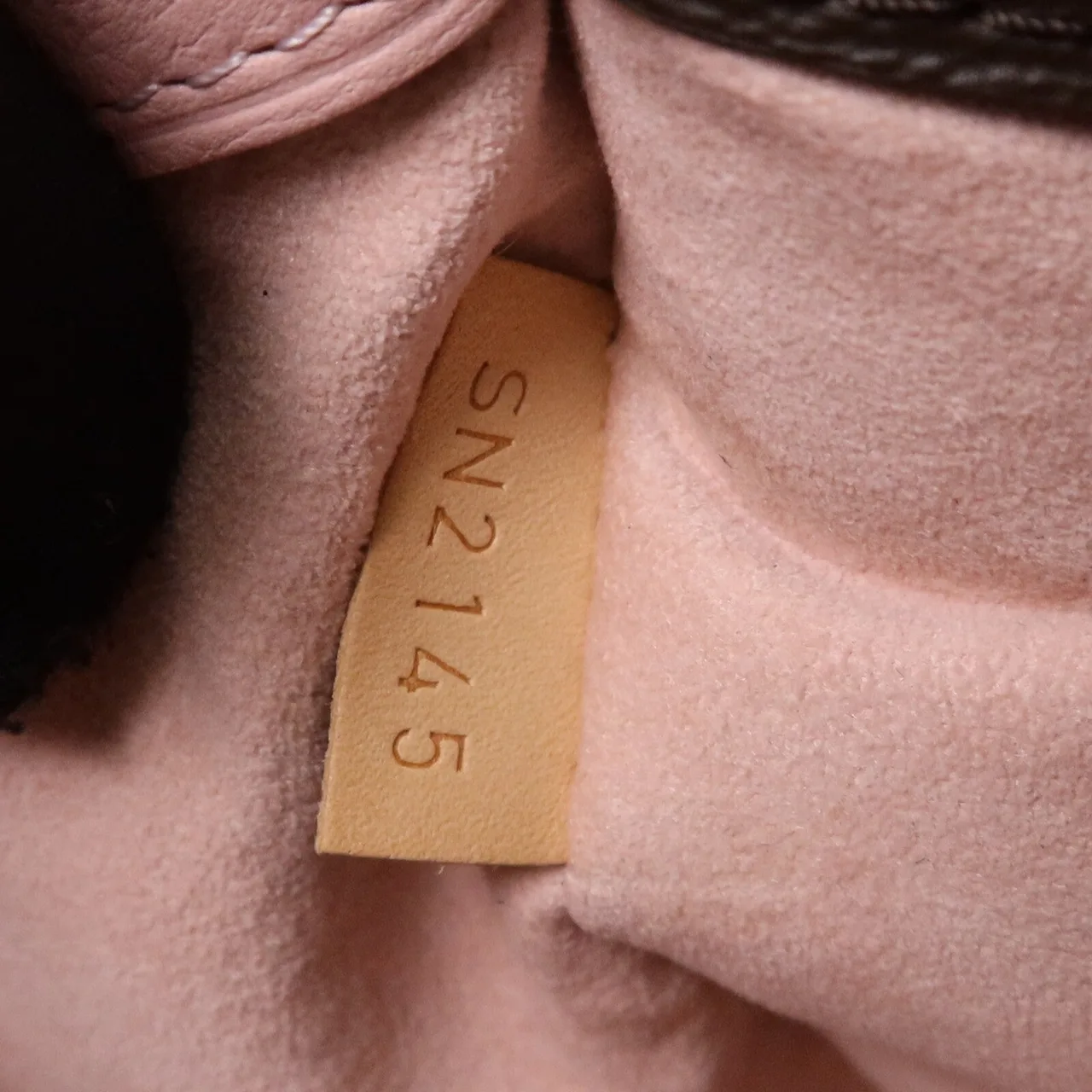 LOUIS VUITTON Pallas M40468 2-Way Bag Coated Canvas 棕色 / Pink Coated Canvas Rank A - Thumbnail 8