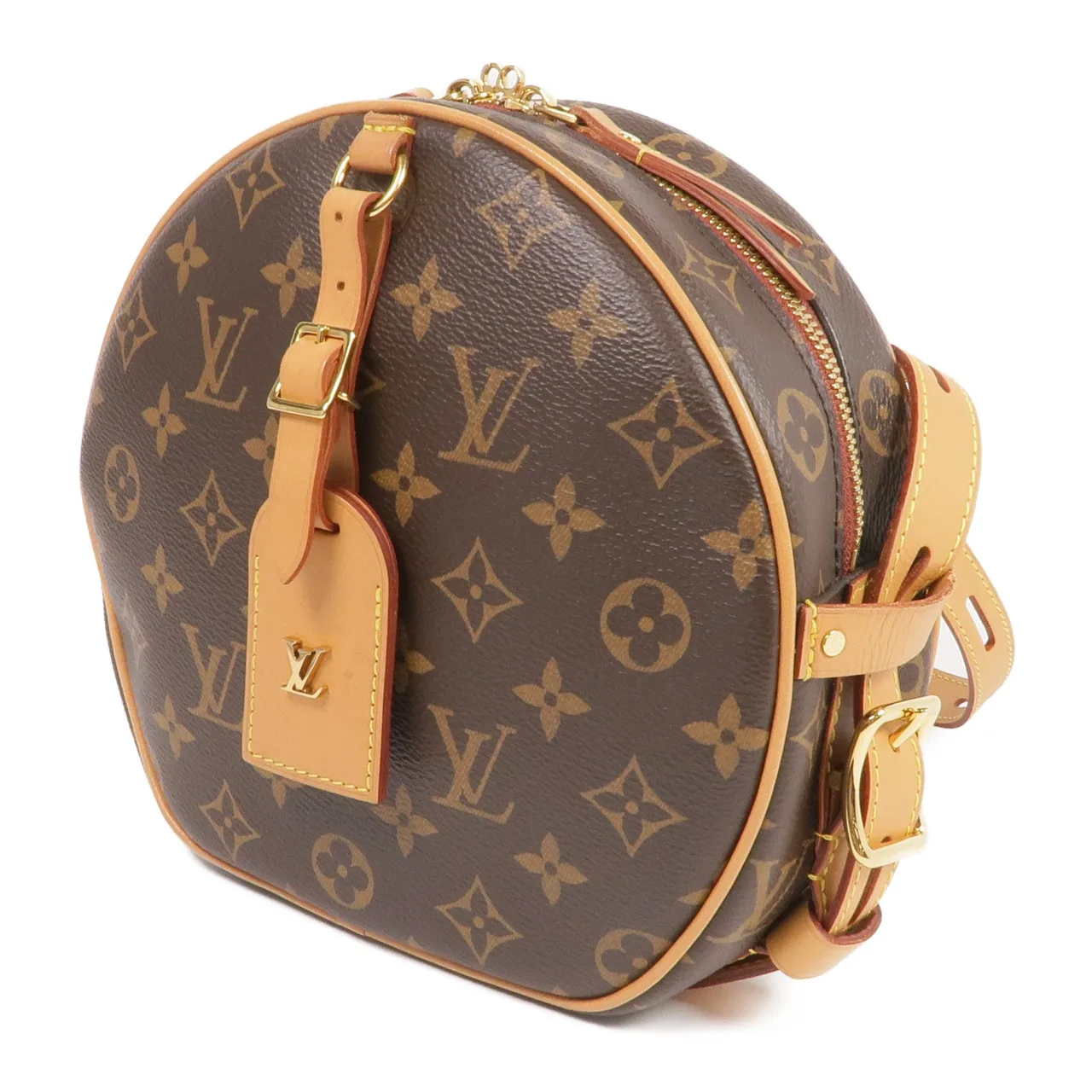 LOUIS VUITTON Boite Chapeau Souple M45647 肩背包 塗層帆布 棕色 / Brown 塗層帆布 中古品A - 縮圖 2