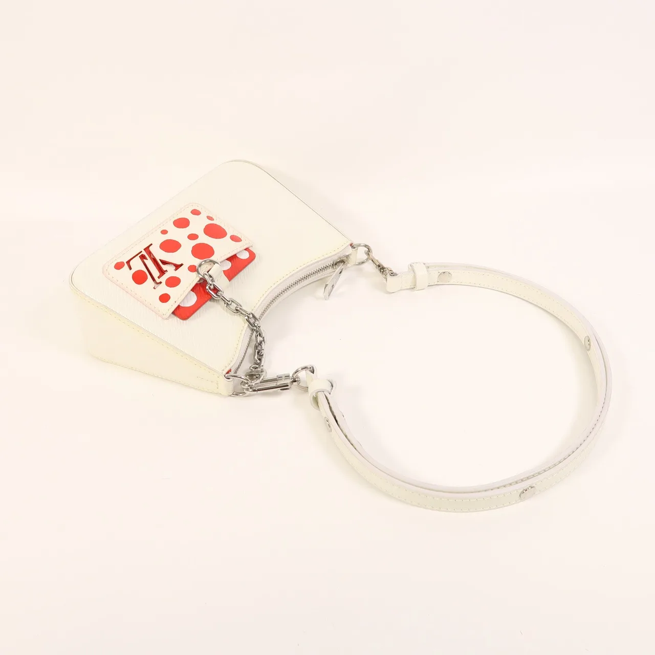 LOUIS VUITTON Marellini M21759 肩背包 牛皮 白色 / White 牛皮 中古品B - 縮圖 8