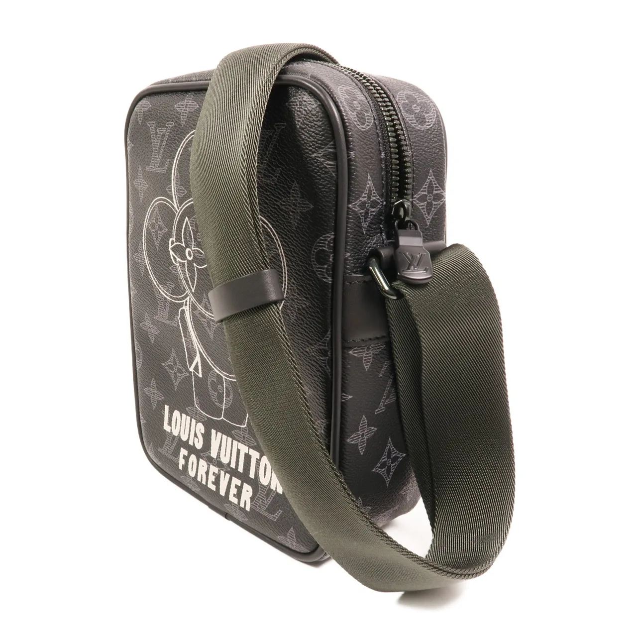 LOUIS VUITTON Vivienne M43677 Shoulder Bag Coated Canvas 黑色 / Black Coated Canvas Like New - Thumbnail 3