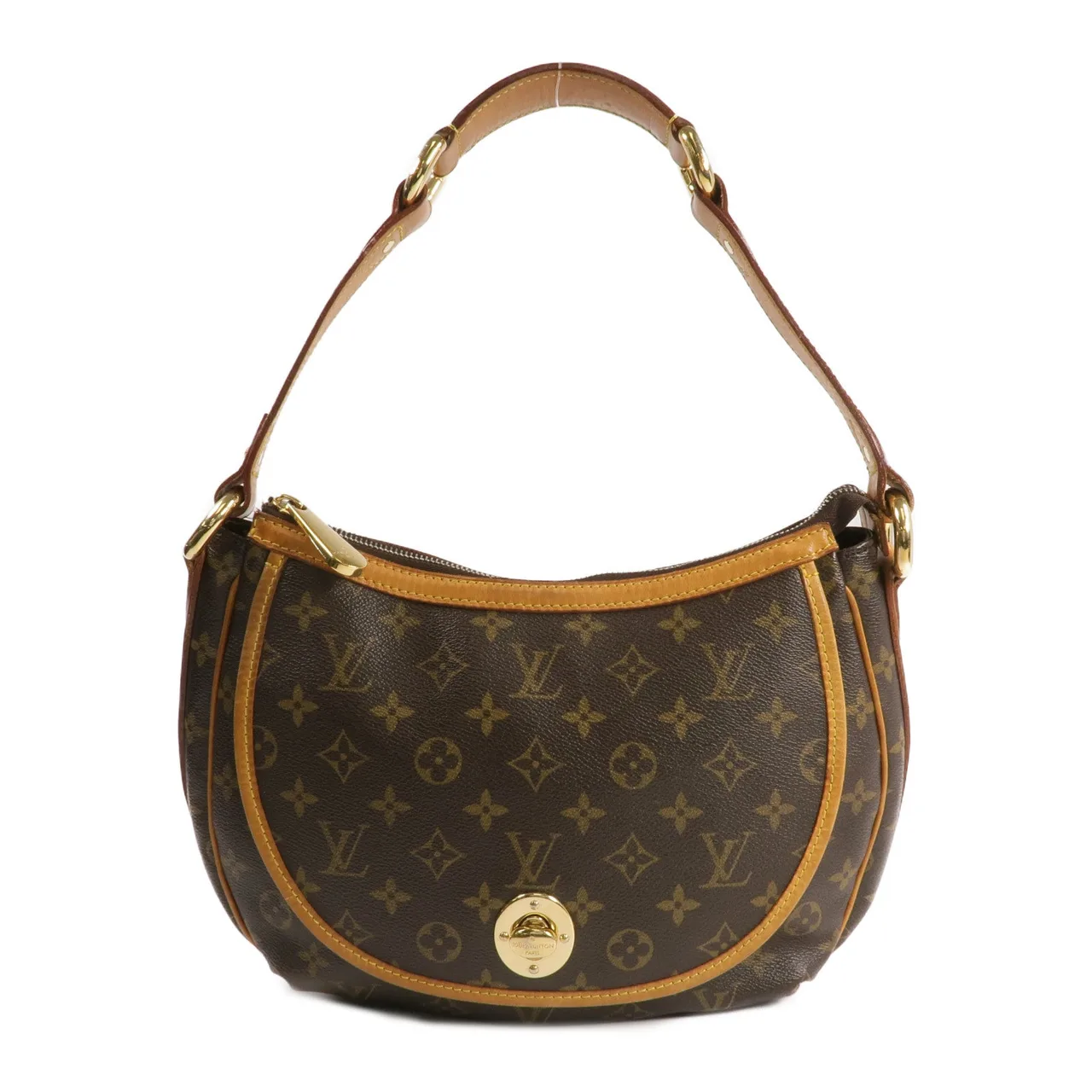 LOUIS VUITTON Tulum M40076 Shoulder Bag Coated Canvas 棕色 / Brown