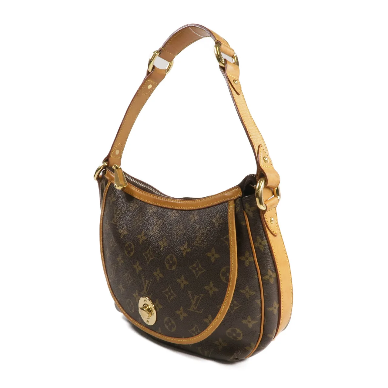 LOUIS VUITTON Tulum M40076 Shoulder Bag Coated Canvas 棕色 / Brown Coated Canvas Rank B - Thumbnail 2