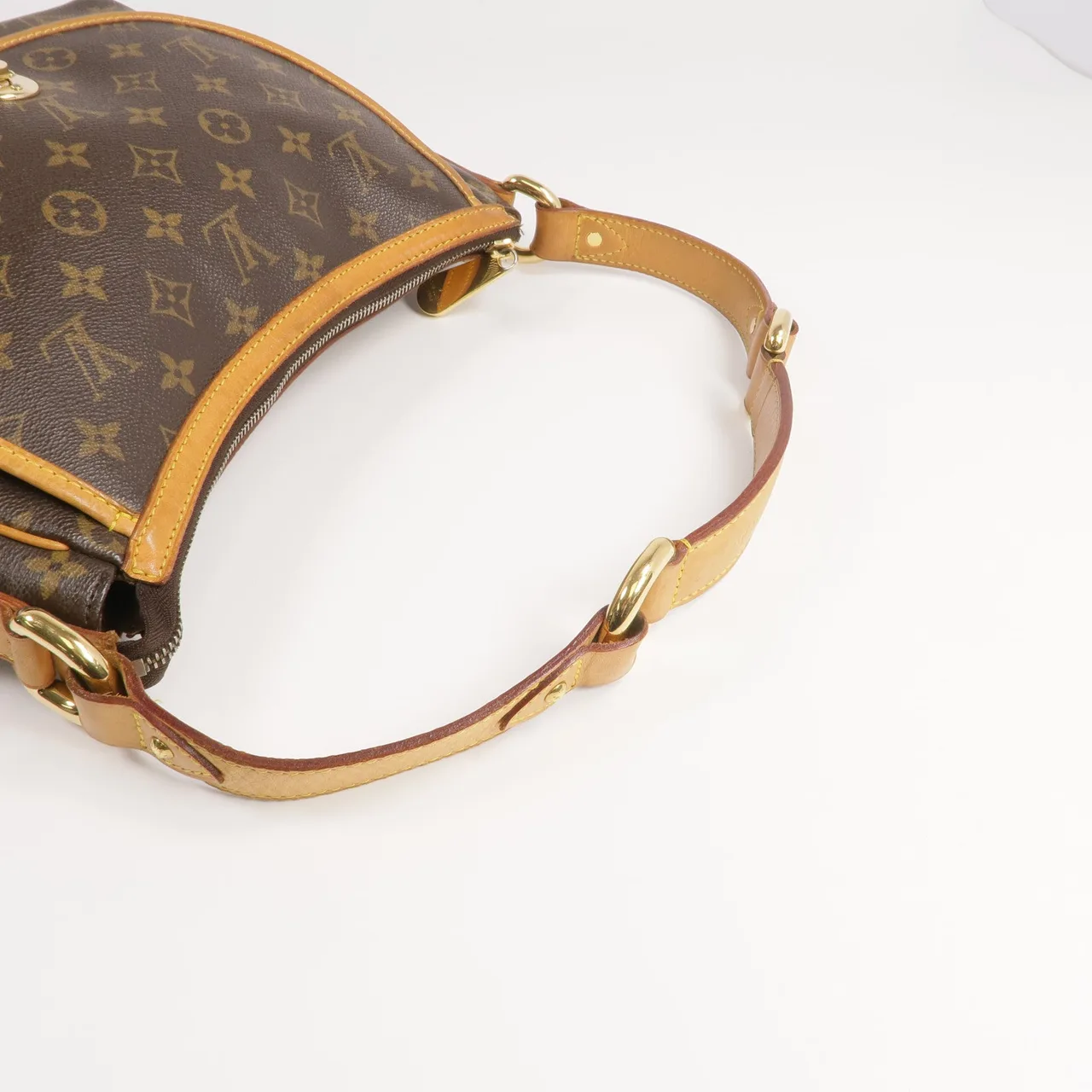 LOUIS VUITTON Tulum M40076 Shoulder Bag Coated Canvas 棕色 / Brown Coated Canvas Rank B - Thumbnail 8