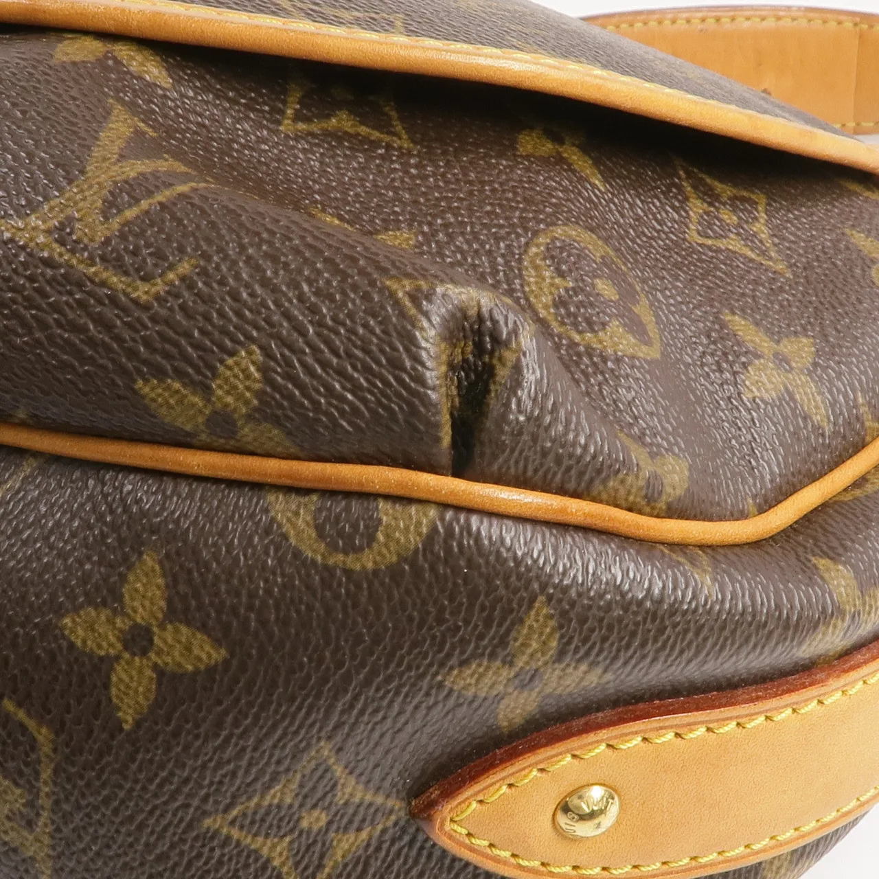 LOUIS VUITTON Tulum M40076 Shoulder Bag Coated Canvas 棕色 / Brown Coated Canvas Rank B - Thumbnail 9