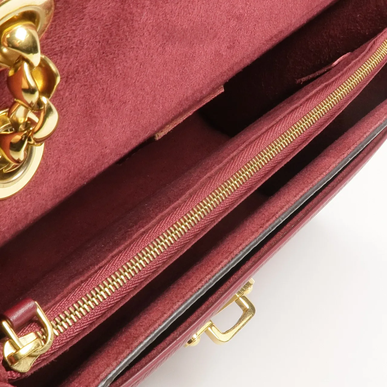 LOUIS VUITTON Victoire M41732 肩背包 塗層帆布 棕色 / Brown/Burgendy 塗層帆布 中古品A - 縮圖 5