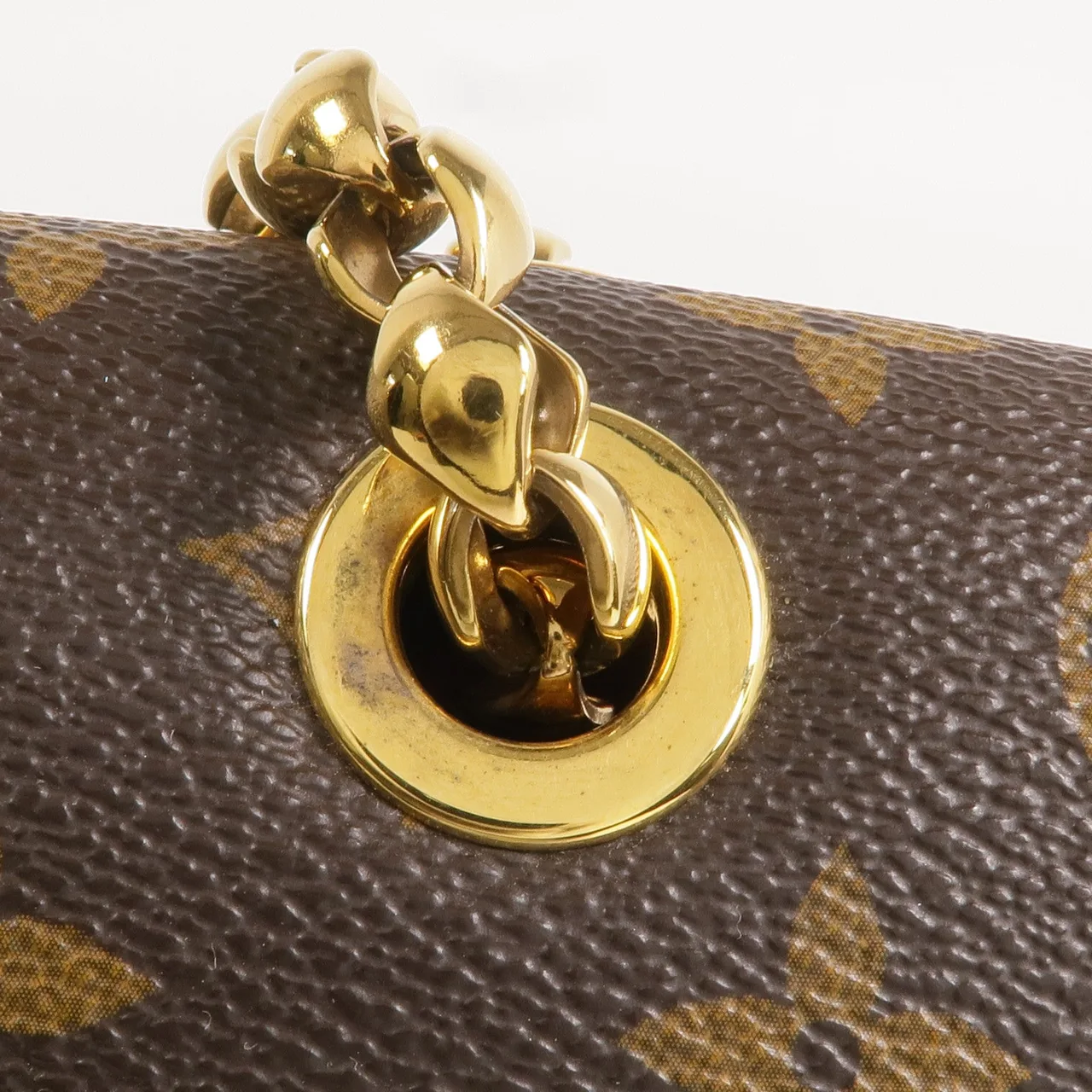 LOUIS VUITTON Victoire M41732 肩背包 塗層帆布 棕色 / Brown/Burgendy 塗層帆布 中古品A - 縮圖 15