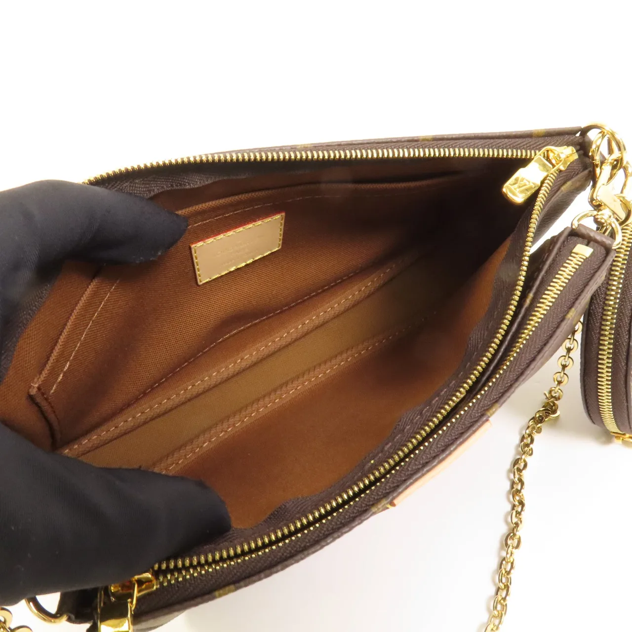 LOUIS VUITTON Multi Pochette M44840 兩用包 塗層帆布 棕色 / Brown 塗層帆布 中古品A - 縮圖 5