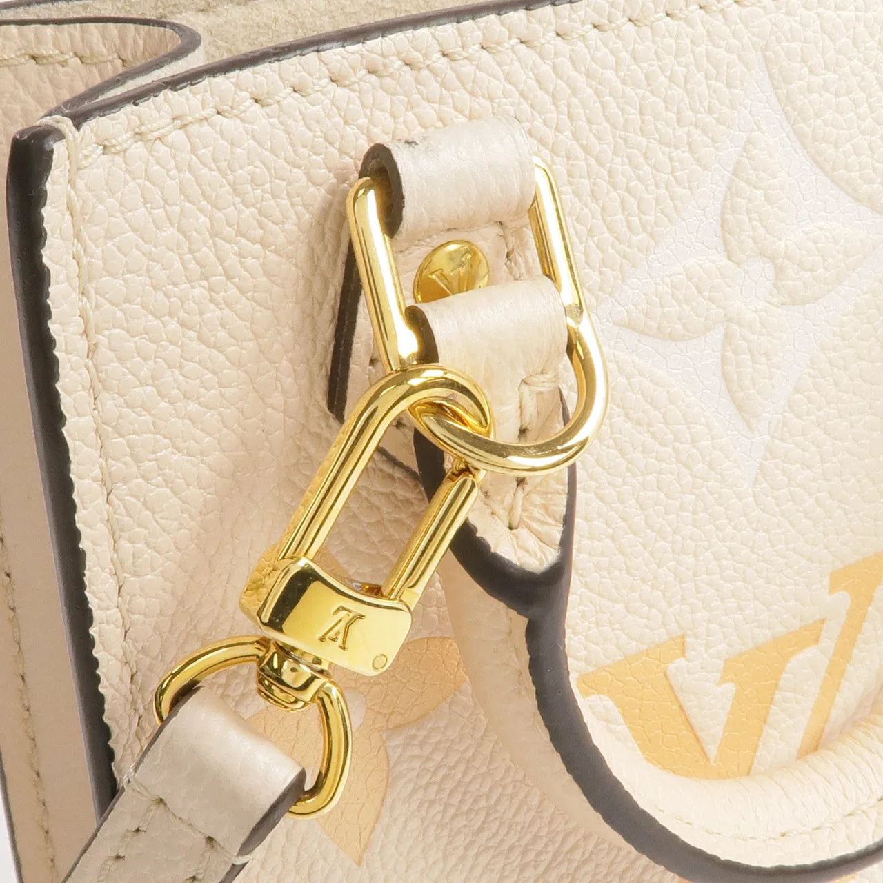 LOUIS VUITTON M80449 兩用包 牛皮 米色 / Creme 牛皮 中古品A - 縮圖 7