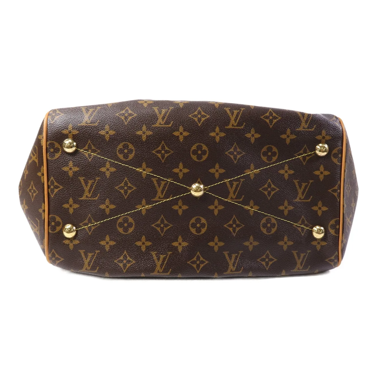 LOUIS VUITTON Tivoli M40144 Shoulder Bag Coated Canvas 棕色 / Brown Coated Canvas Rank B - Thumbnail 4