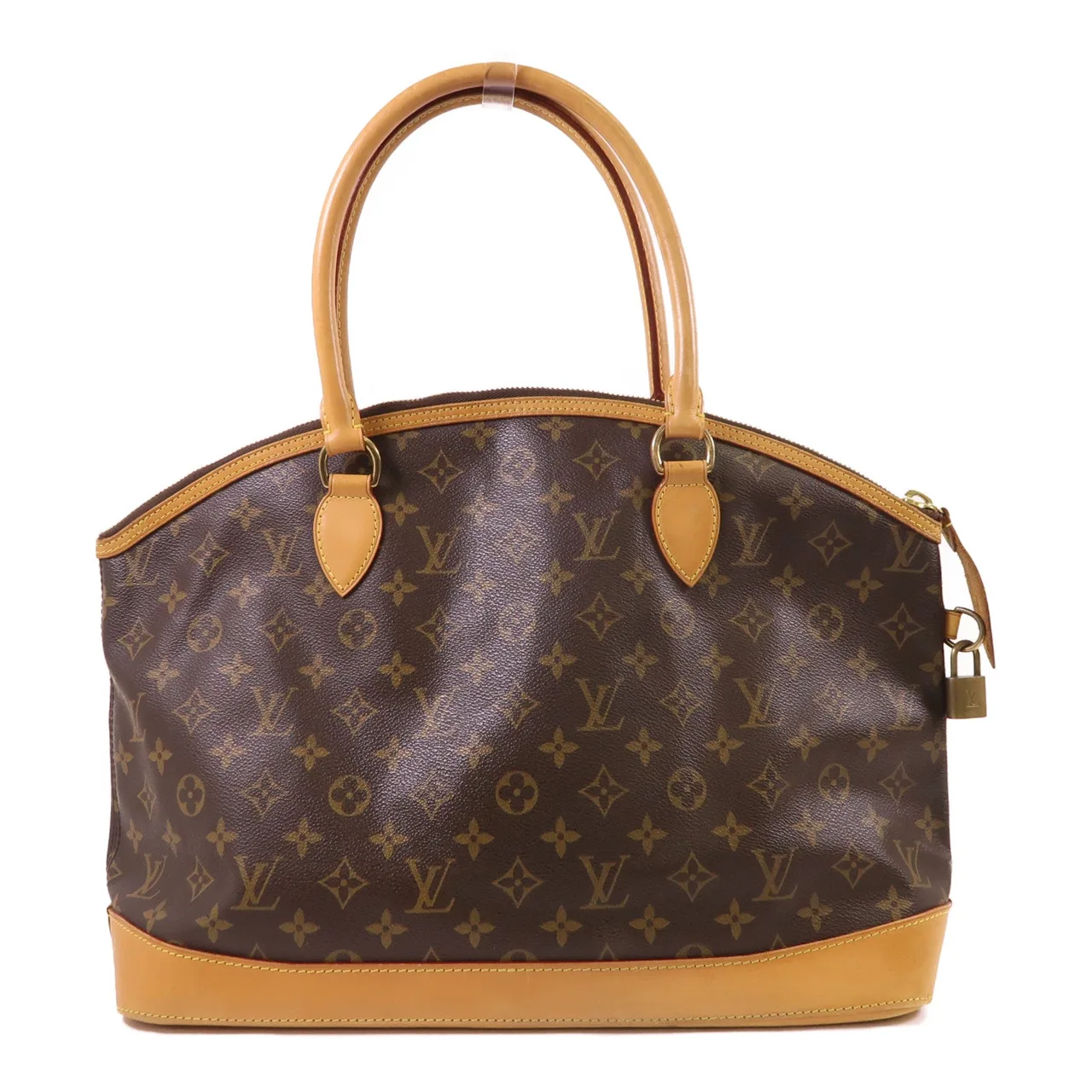 LOUIS VUITTON Lockit M40104 Handbag Coated Canvas 棕色 / Brown Coated Canvas Rank B - Thumbnail 2