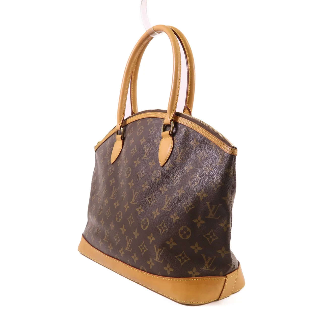 LOUIS VUITTON Lockit M40104 Handbag Coated Canvas 棕色 / Brown Coated Canvas Rank B - Thumbnail 3