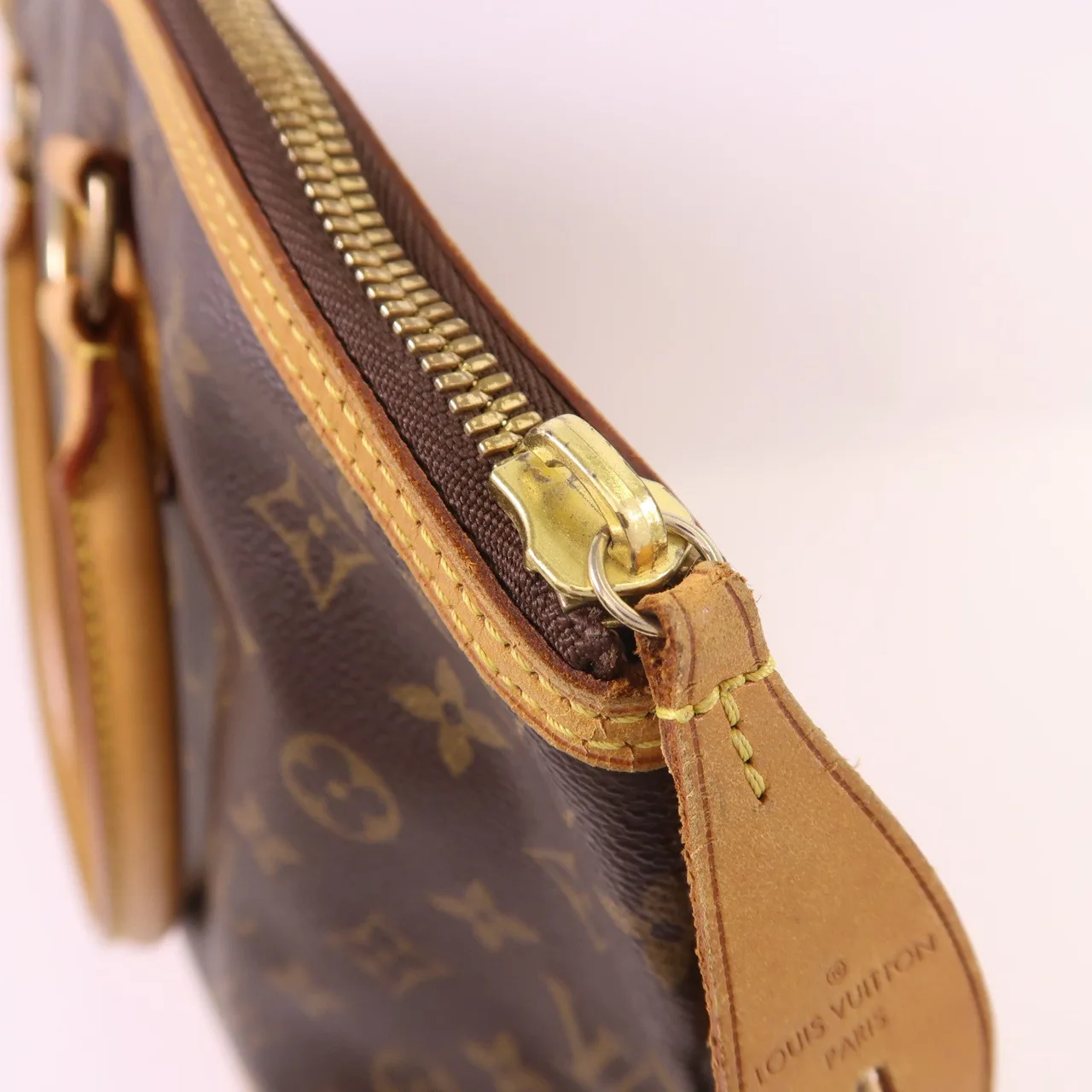 LOUIS VUITTON Lockit M40104 Handbag Coated Canvas 棕色 / Brown Coated Canvas Rank B - Thumbnail 17