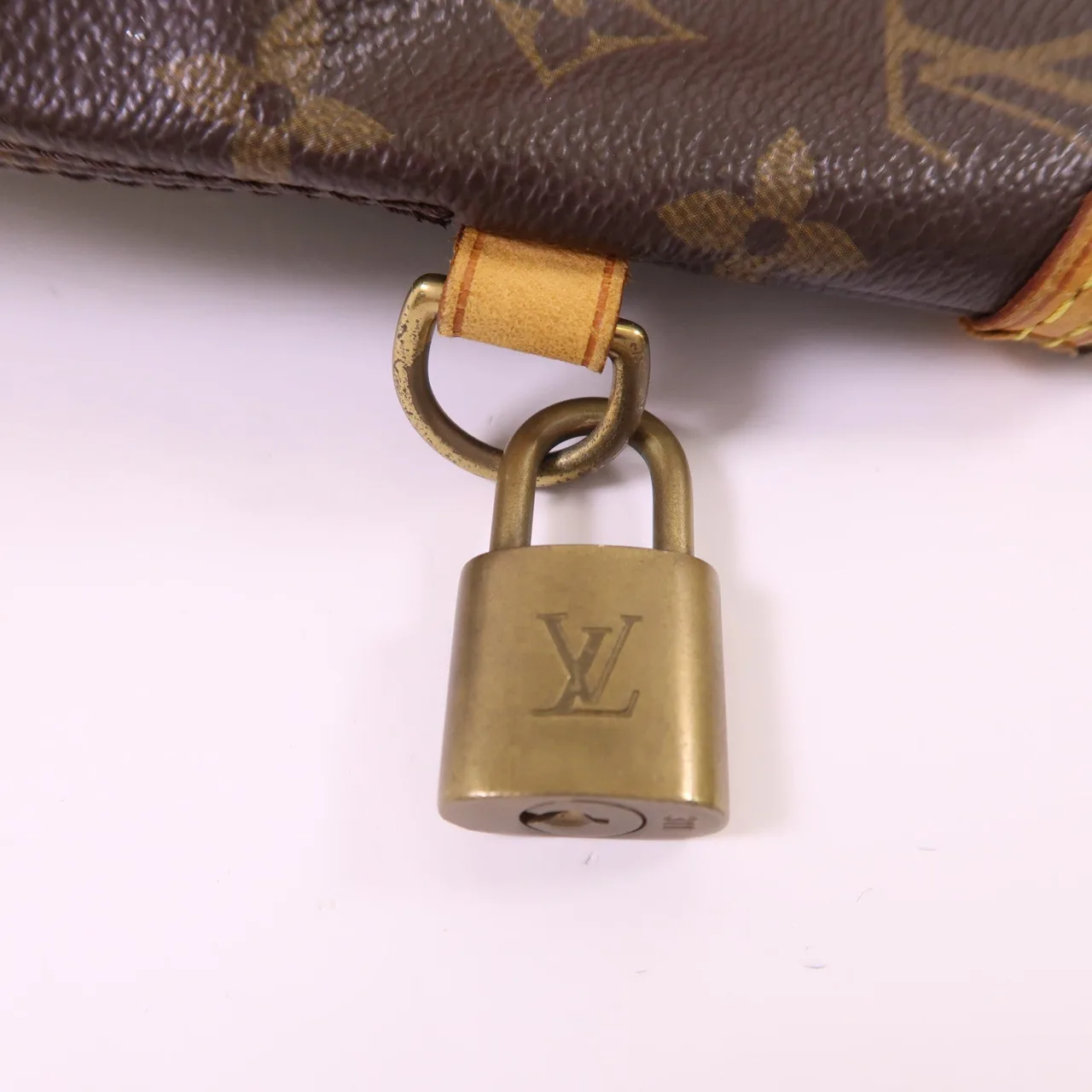 LOUIS VUITTON Lockit M40104 Handbag Coated Canvas 棕色 / Brown Coated Canvas Rank B - Thumbnail 19