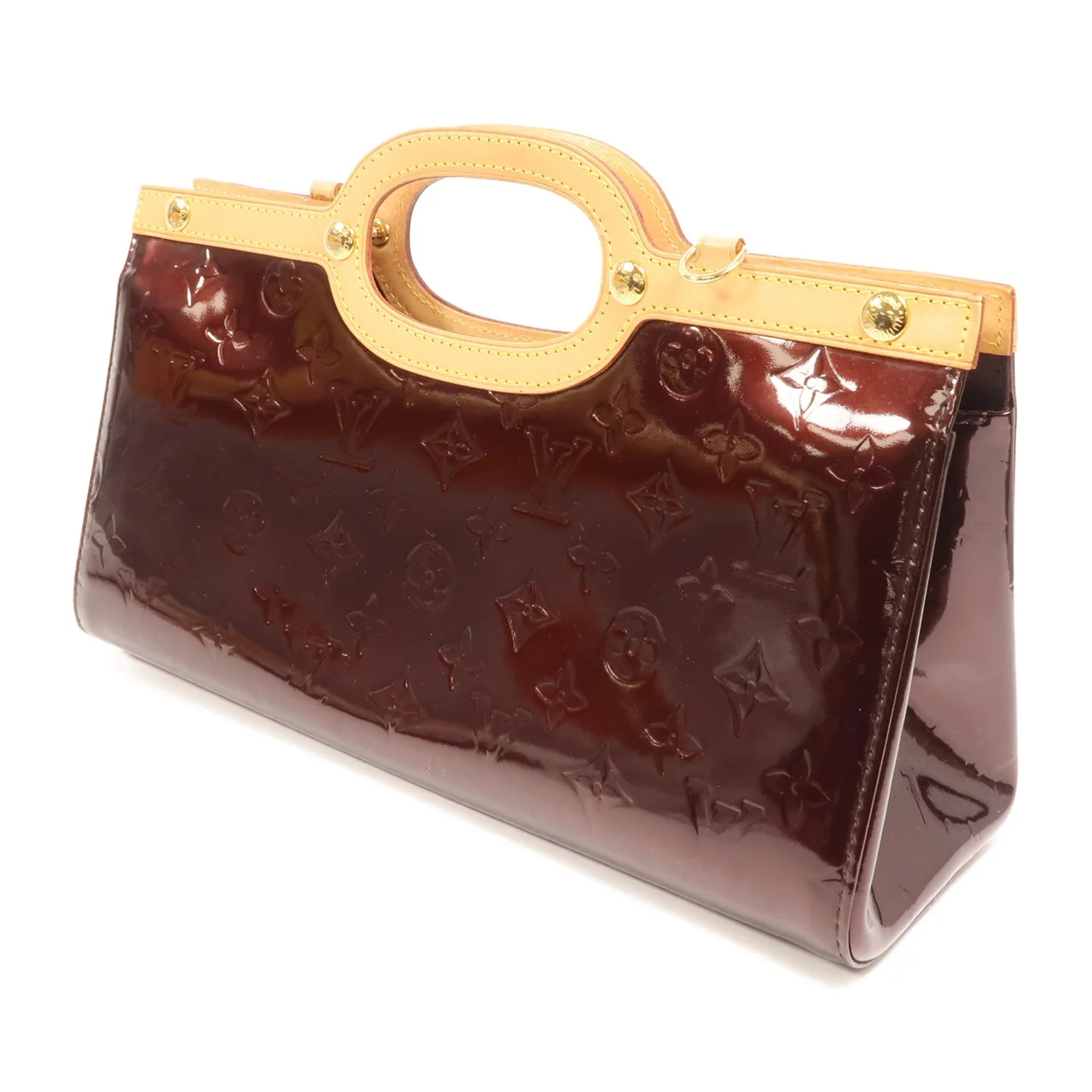 LOUIS VUITTON M91995 2-Way Bag Leather 紅色 / Wine Leather Rank B - Thumbnail 3
